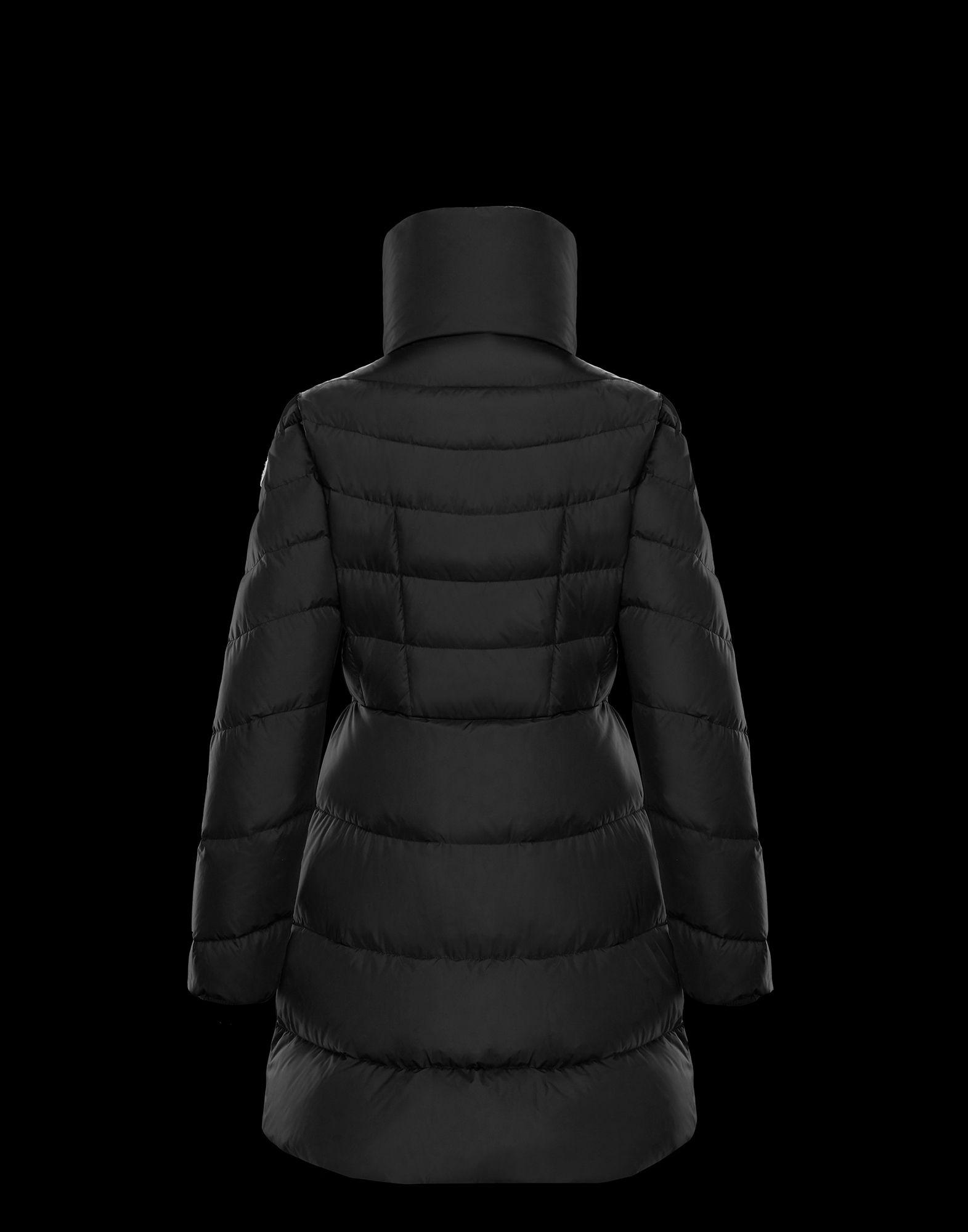 Moncler Nevalon Coat in Black | Lyst