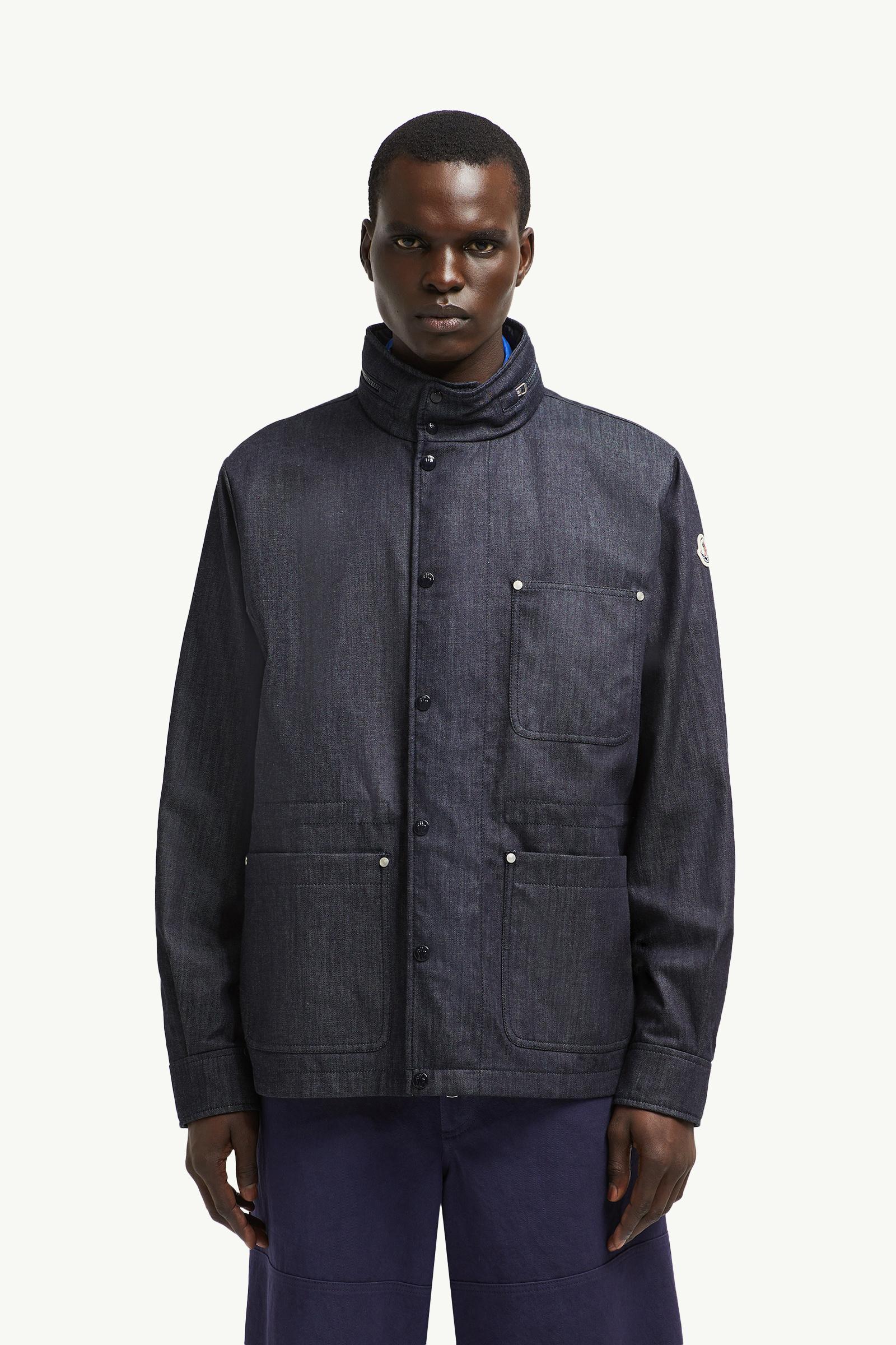 【送関込】MONCLER☆モンクレール Chesery Denim Field Jacket Moncler Chesery Denim Field Jacket in Black for Men | Lyst UK