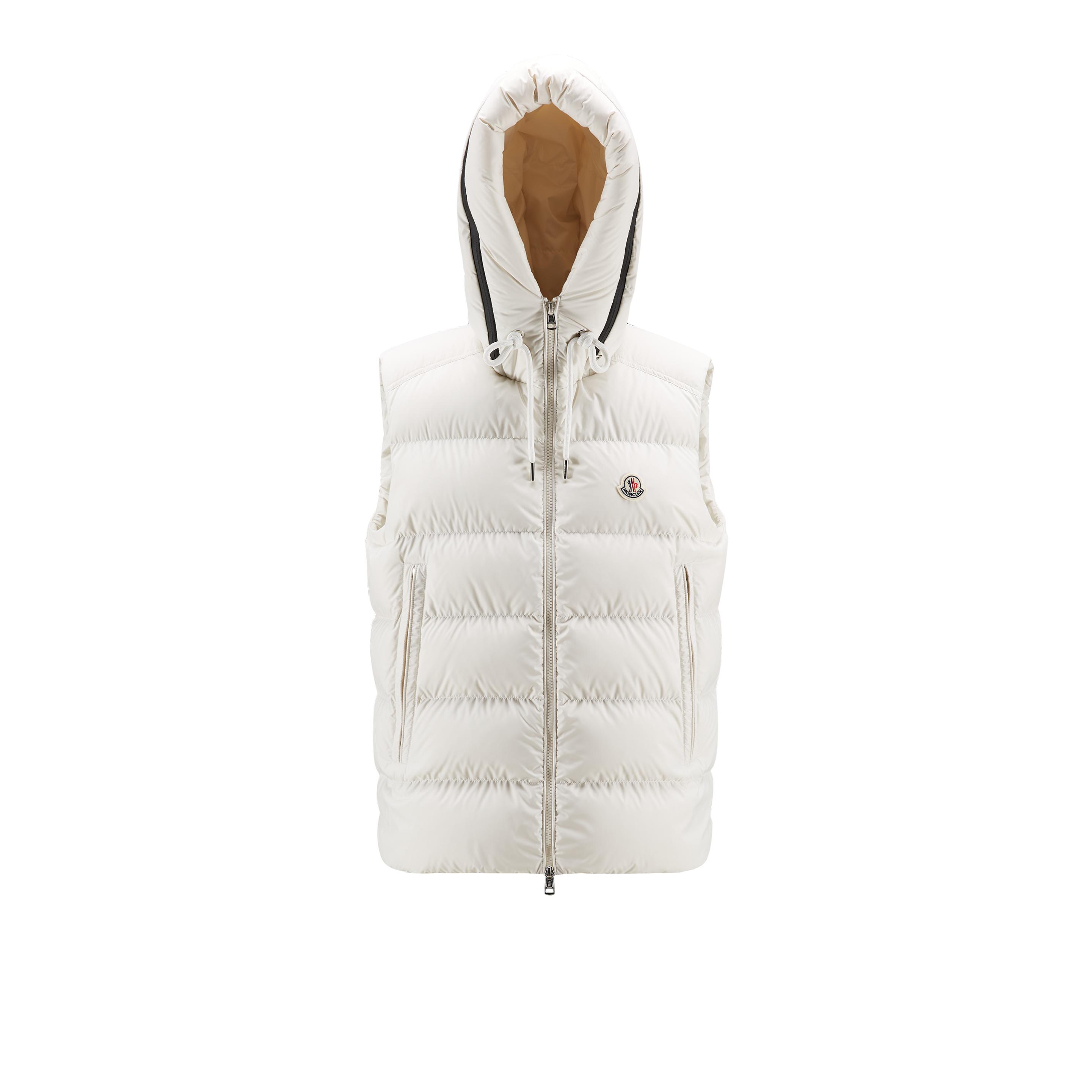 Moncler Cardamine Down Gilet in White for Men | Lyst Canada