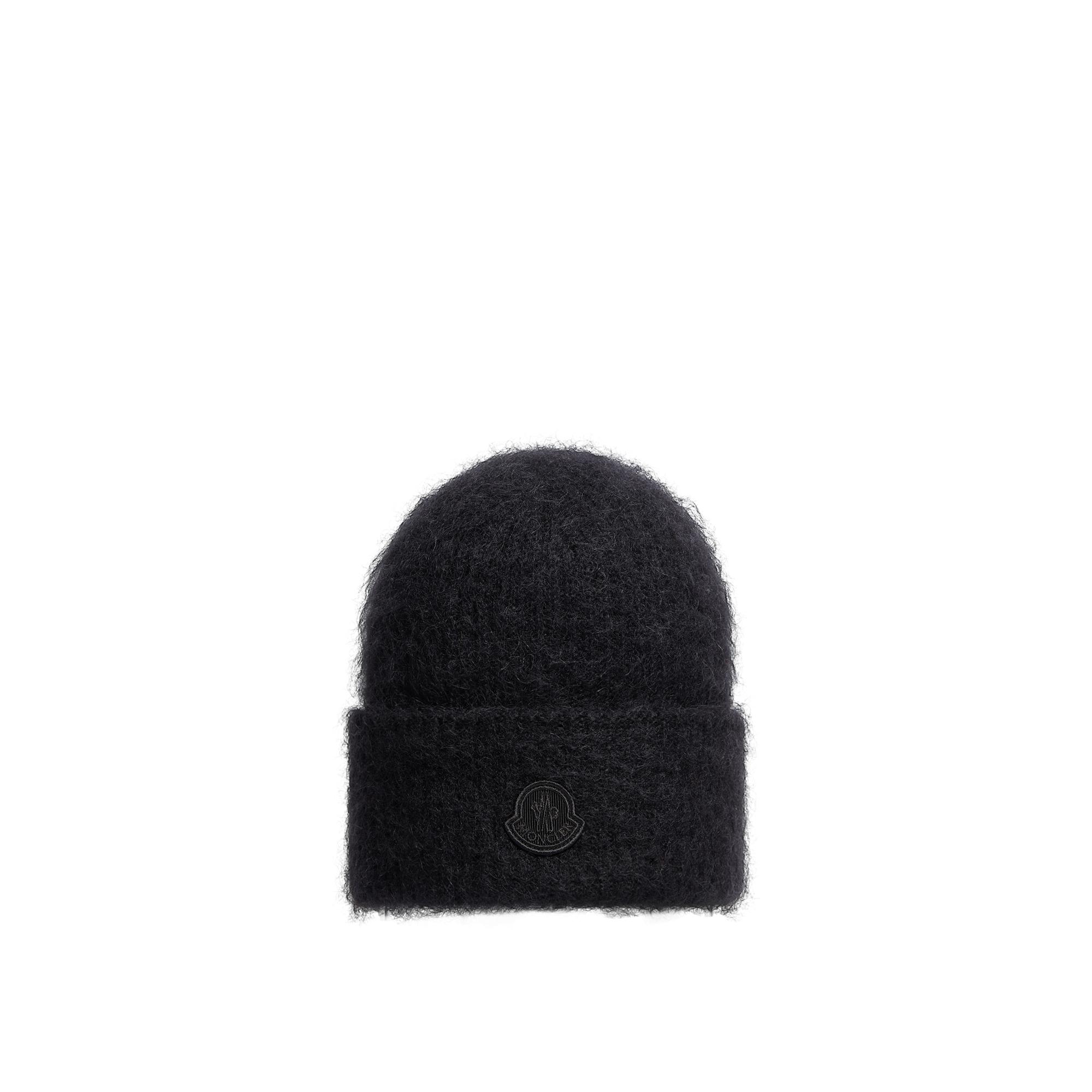 MONCLER ニット帽 L グレー ポンポン付き MONCLER ニット帽 L グレー ポンポン付き