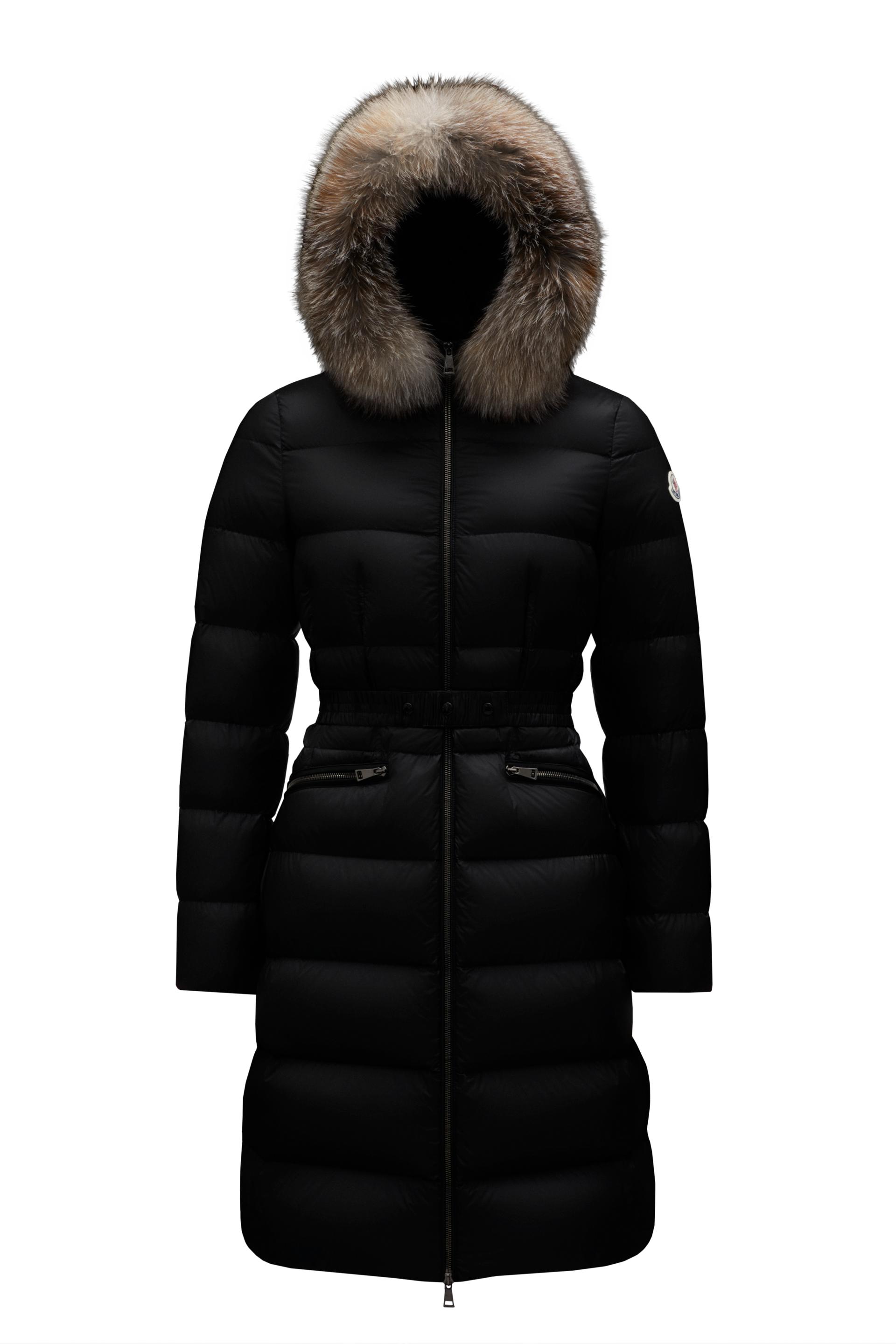 Moncler Synthetic Boedic Long Down Jacket in Black - Lyst