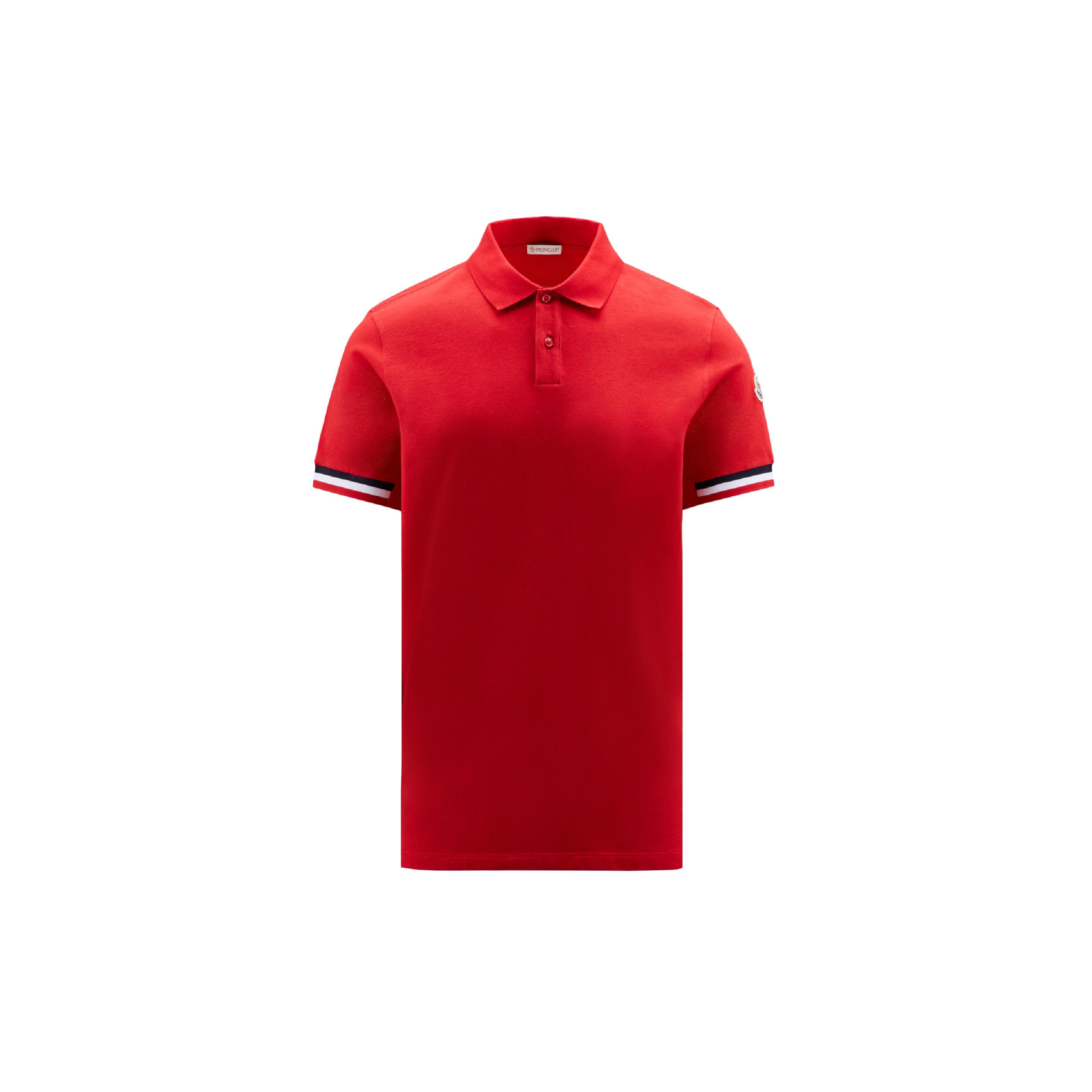 Homme Vêtements T-shirts Polos Polo note tricolore Moncler pour homme en coloris Noir 