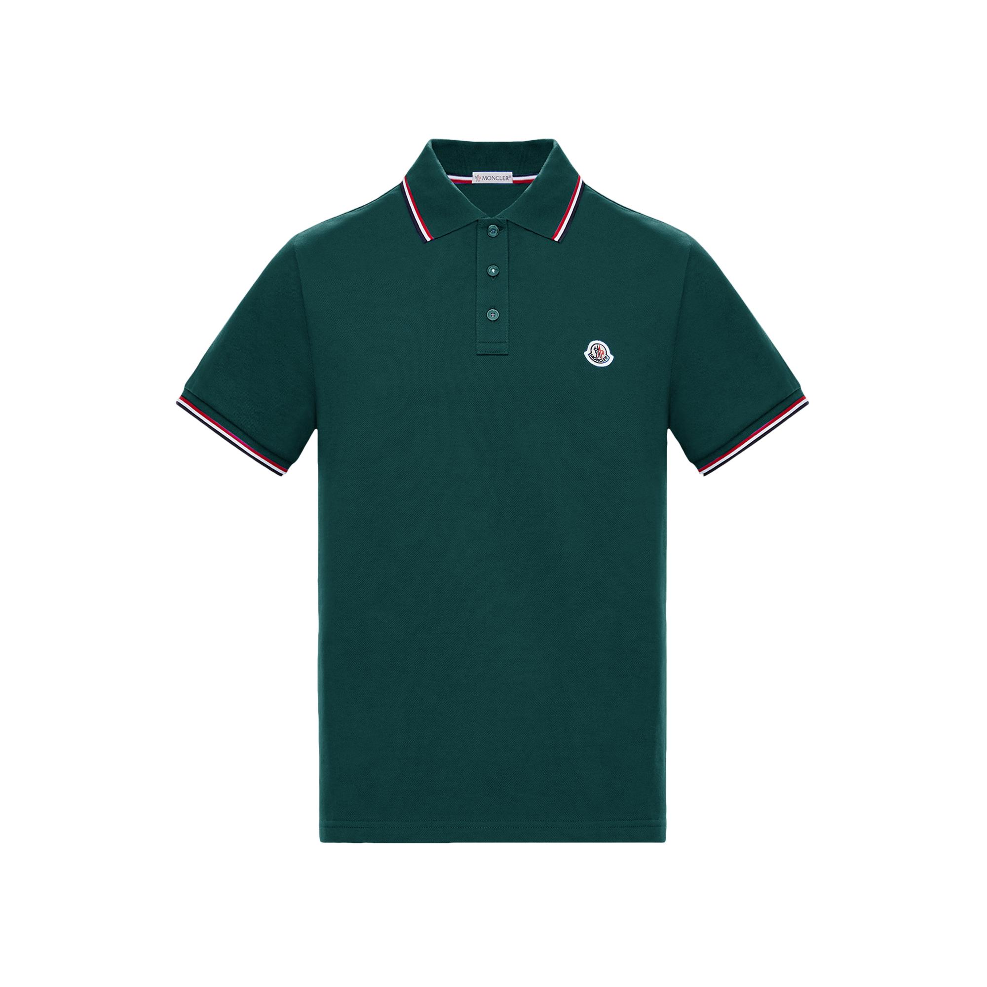 Moncler Cotton Short Sleeve Polo Shirt 