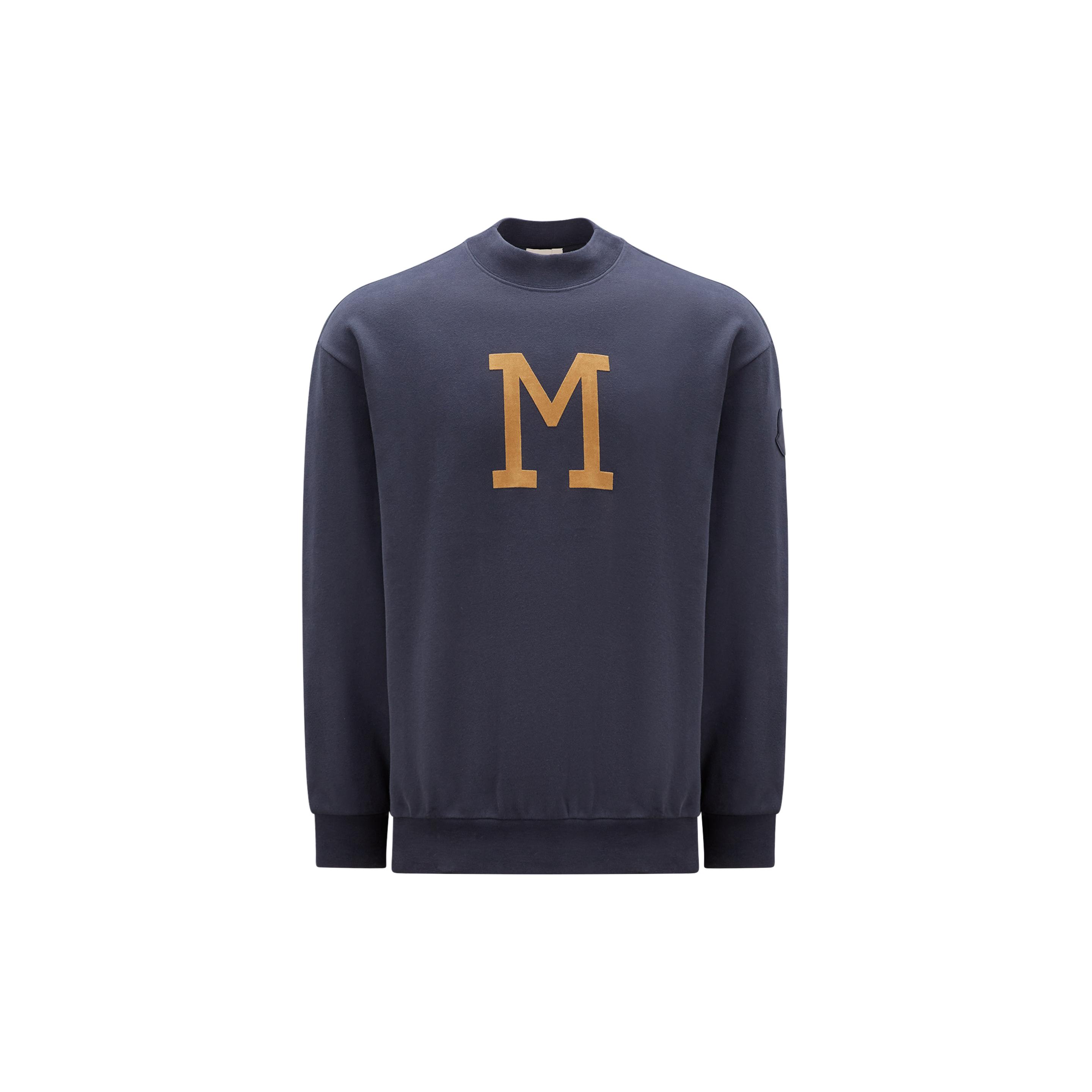 Moncler Monogram Zip-Up Hoodie - Blue