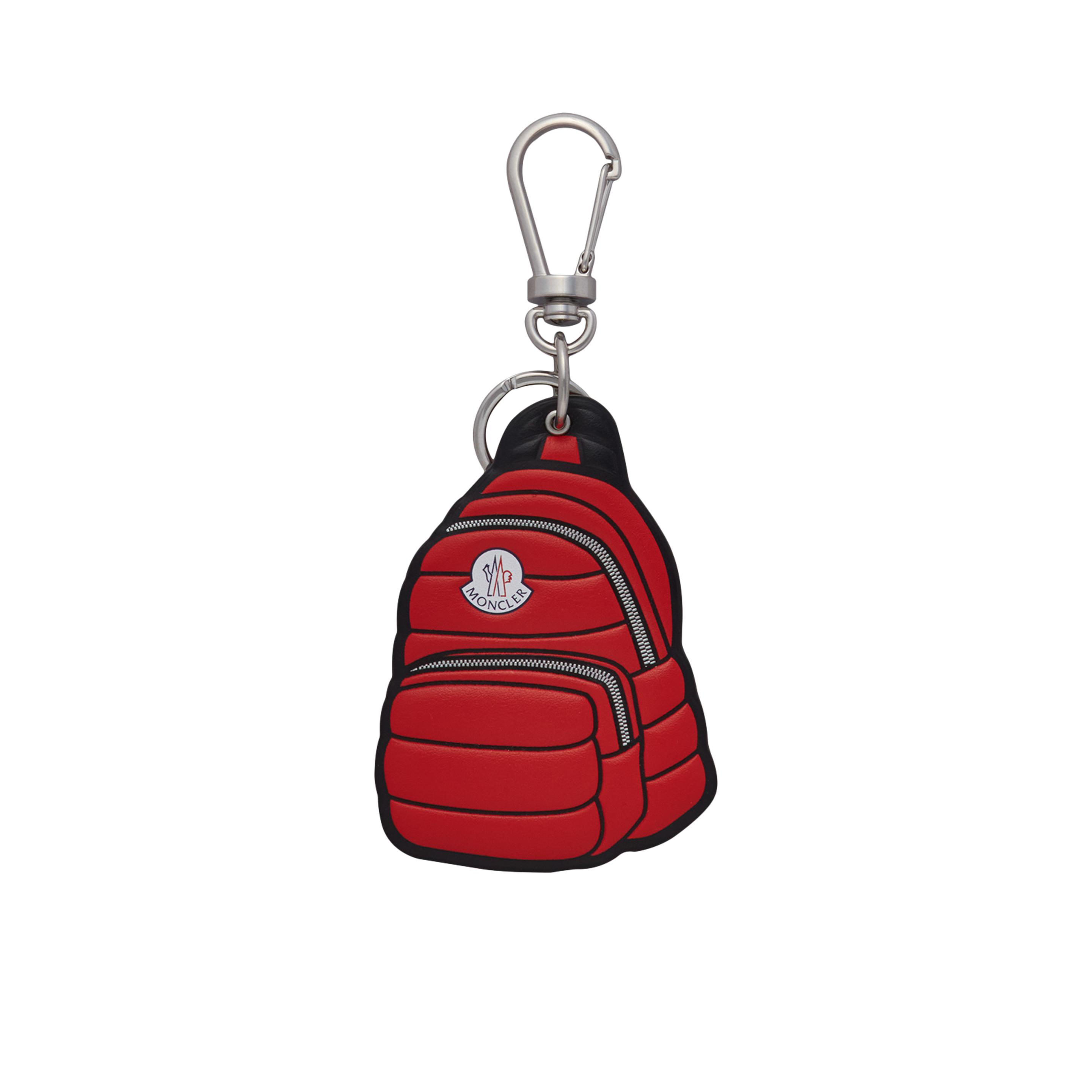 Llavero en forma de mochila de Moncler de color Rojo | Lyst