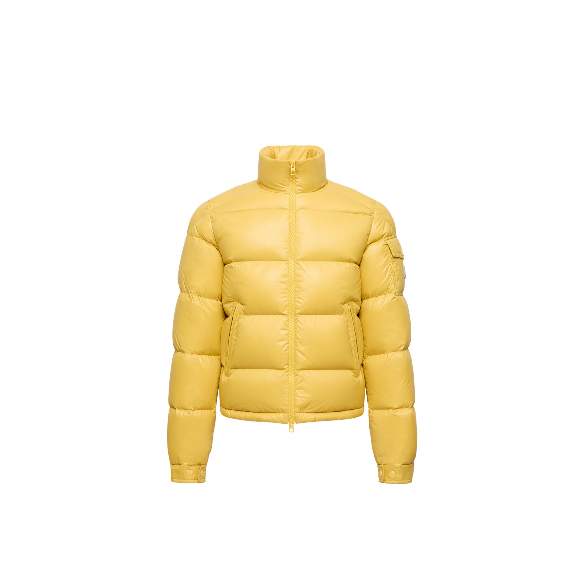 【大人気！】MONCLER☆MONTANTフードジャケットイエロー RARE Auth Men's MONCLER Grenoble Yellow Down Puffer Logo