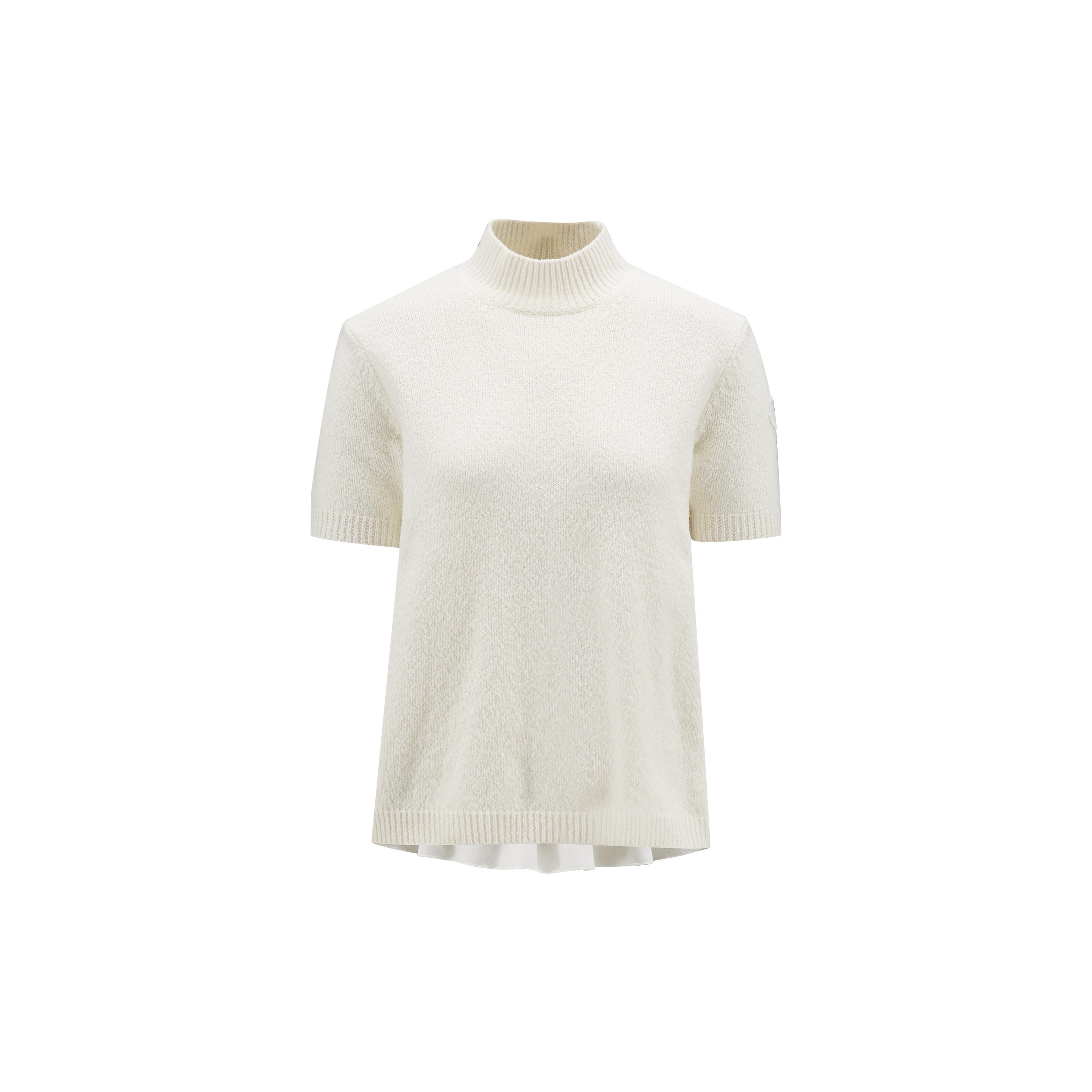 Moncler Wool \u0026 Viscose Jumper in White 
