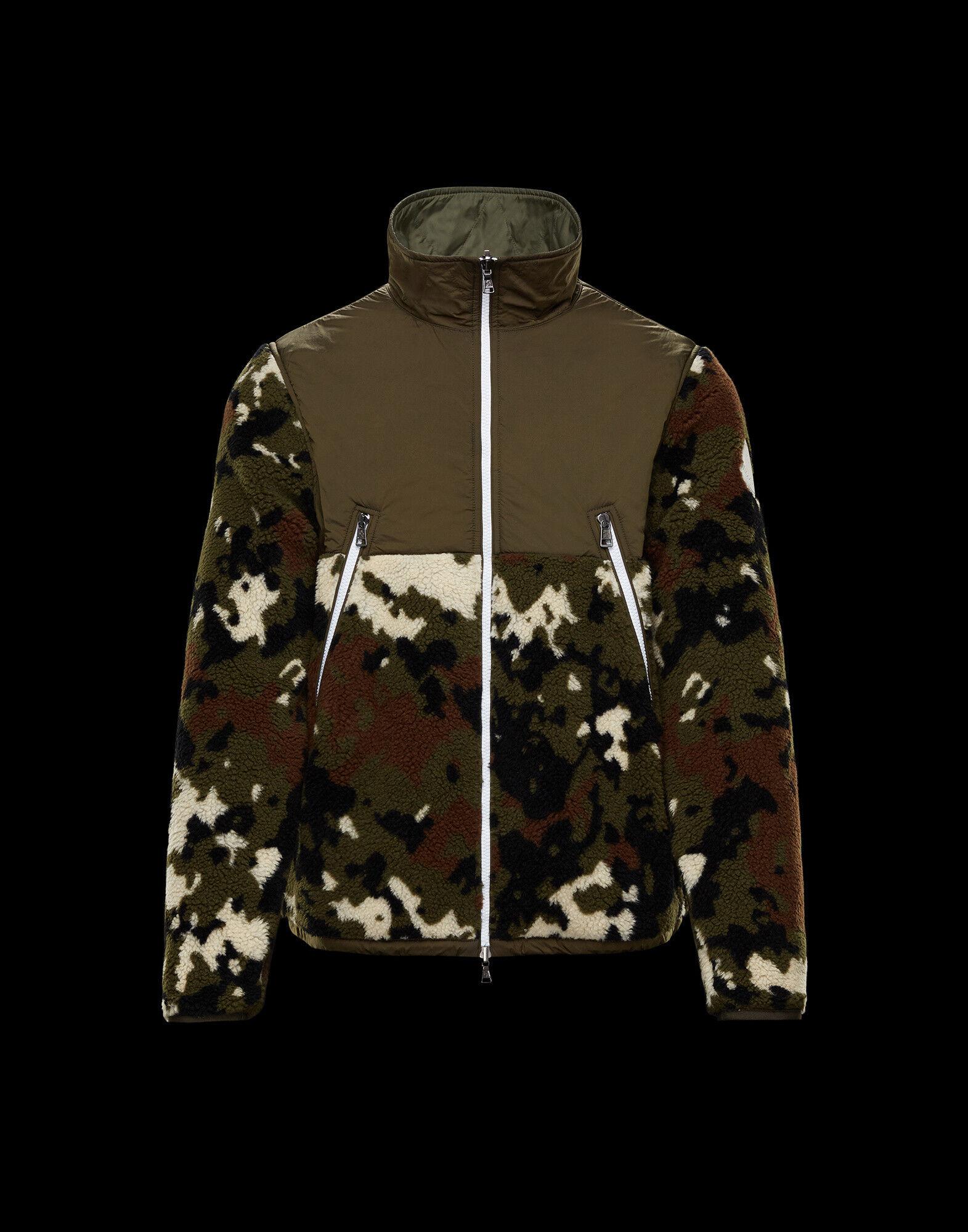 moncler camo fleece