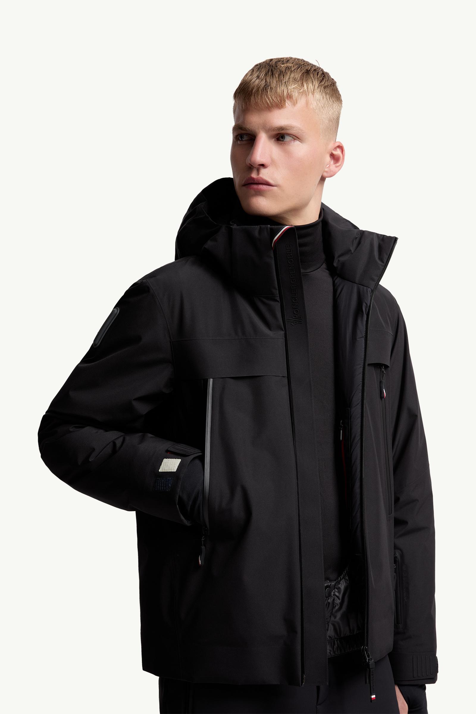 Moncler Balmhorn Hooded Gore-Tex Down Ski Jacket in Black for Men