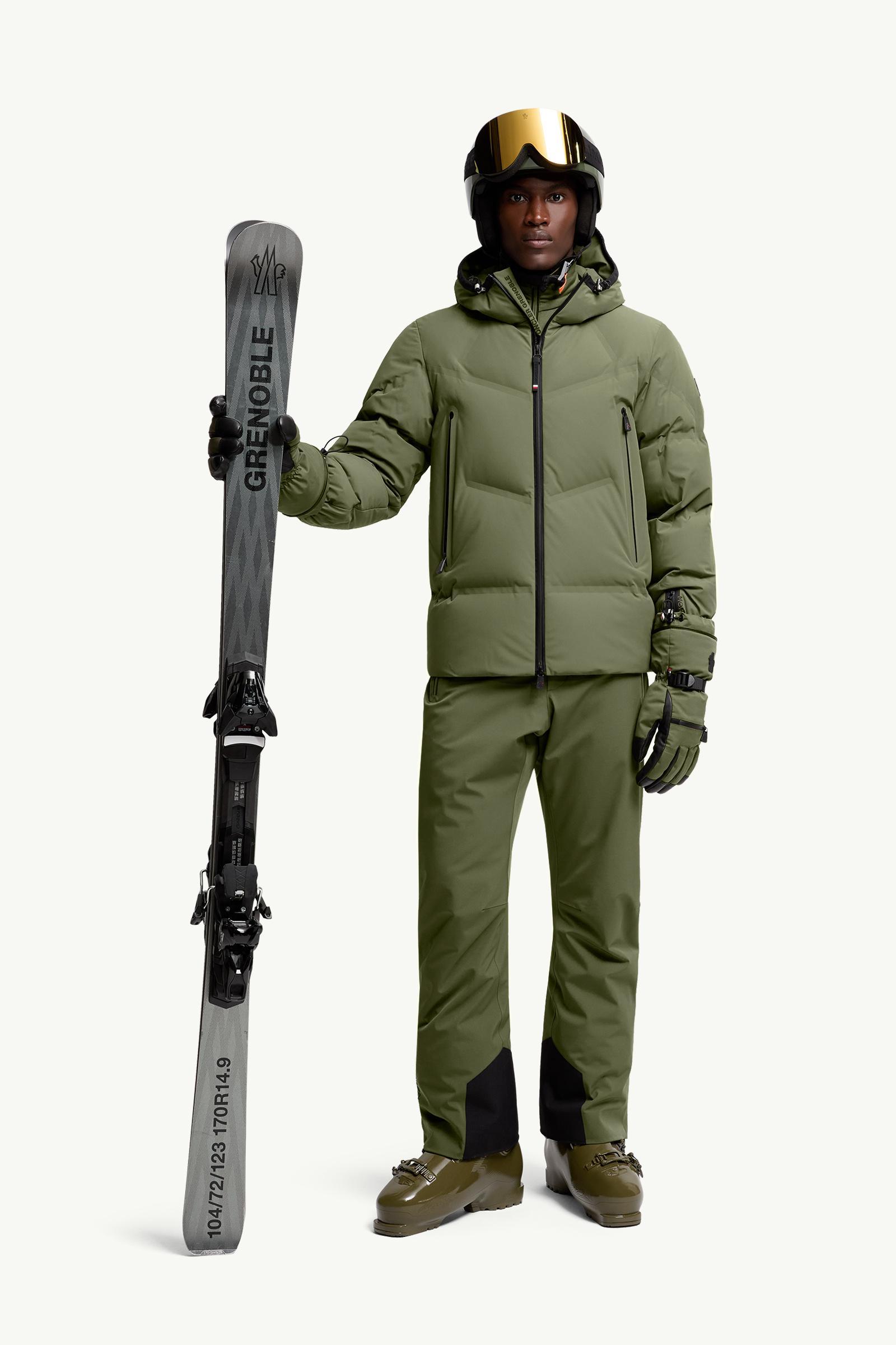 Moncler Angren Hooded Down Ski Jacket in Green for Men Lyst UK