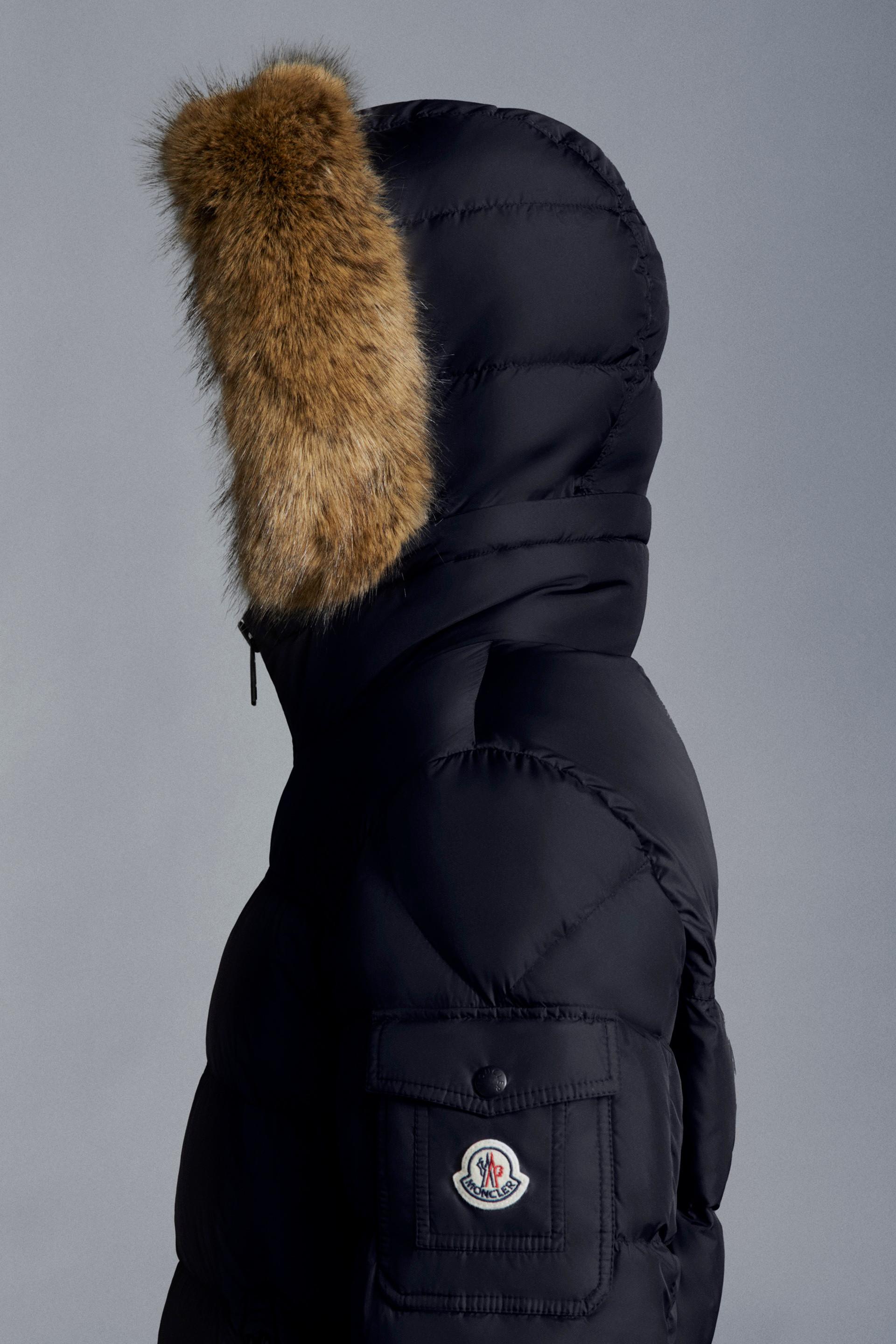 Moncler Morel Short Down Jacket in Blue 