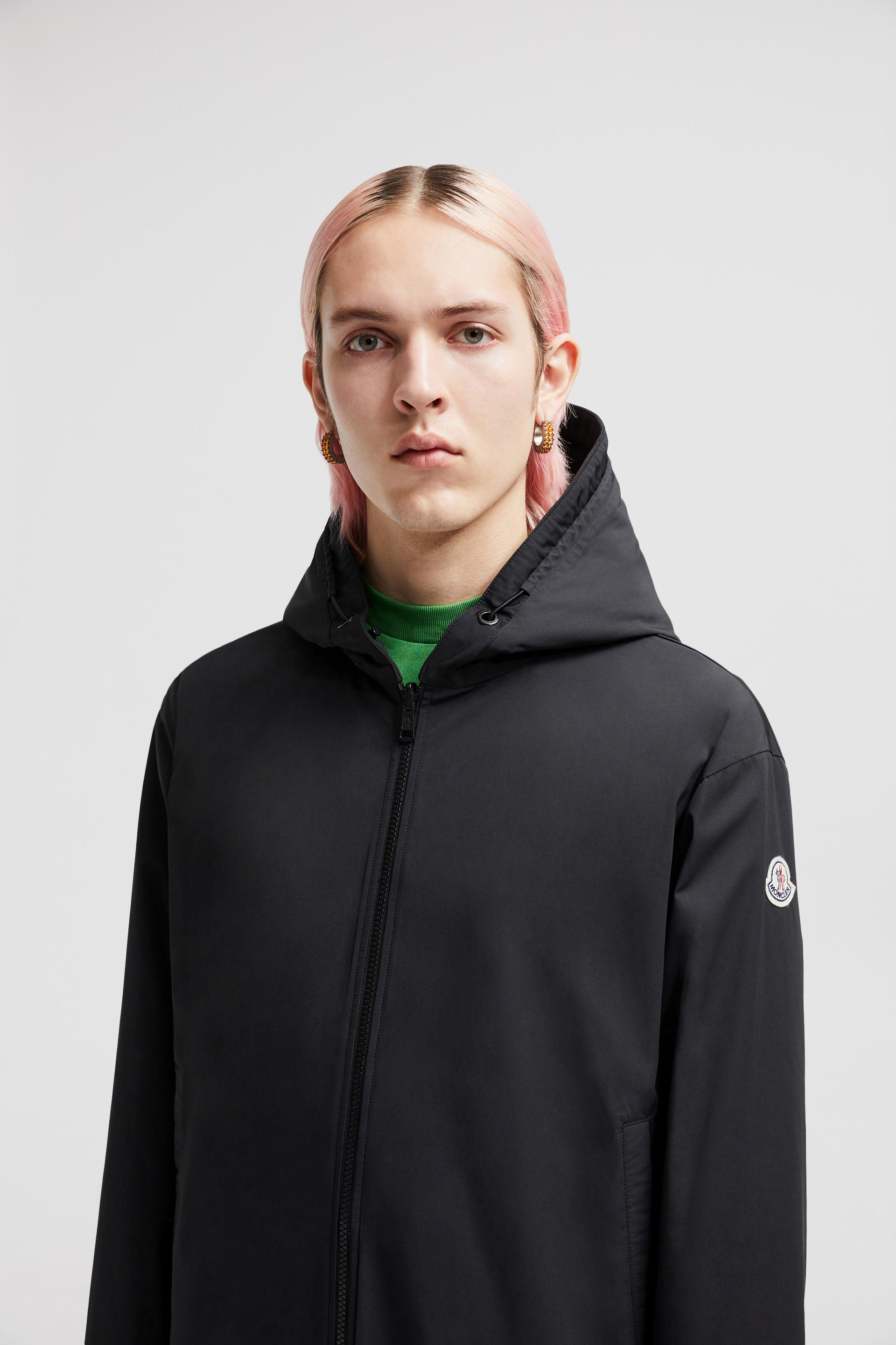 Moncler Reversible Cotton Zip-Up Hoodie in Black for Men | Lyst