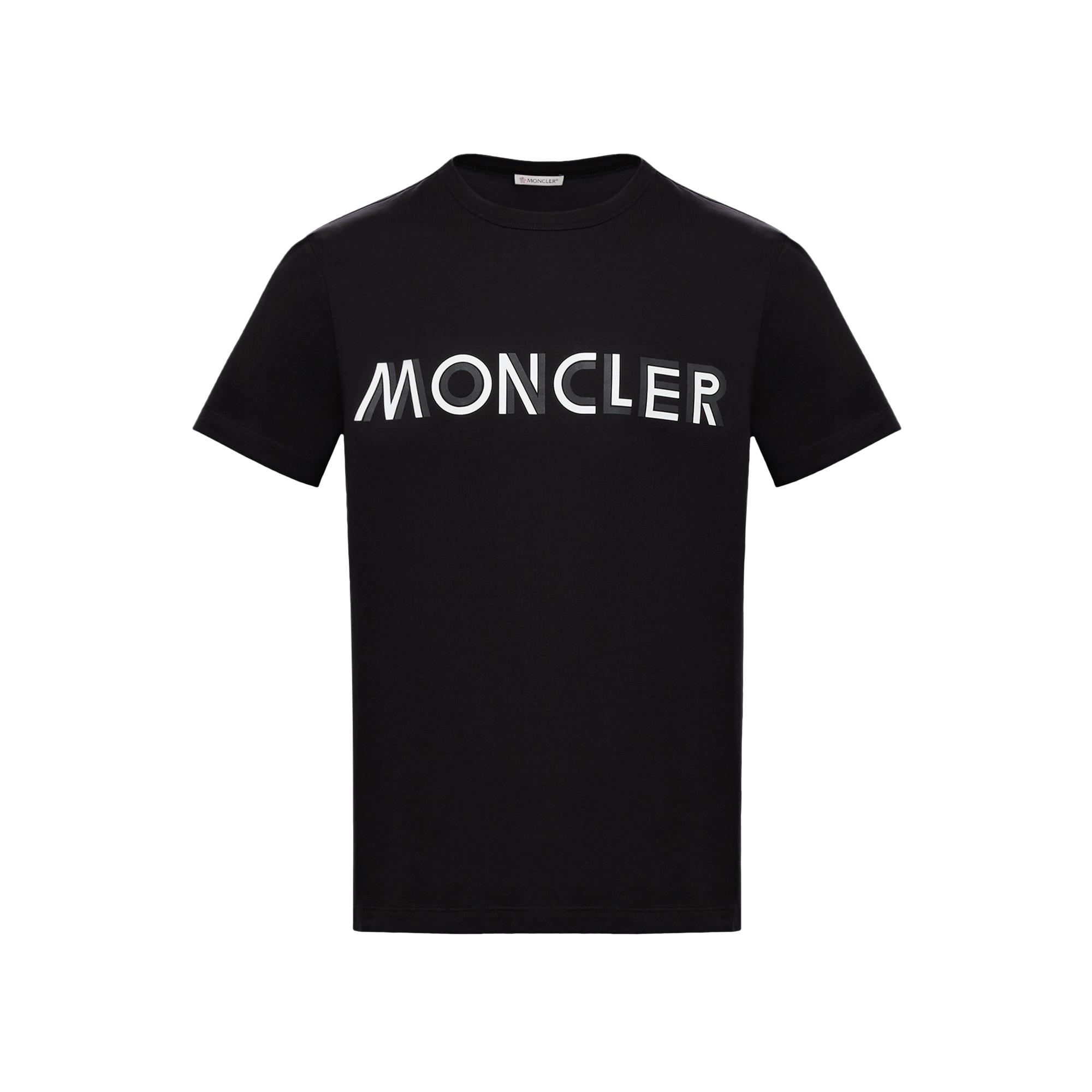 Moncler T-shirt in Black for Men - Lyst