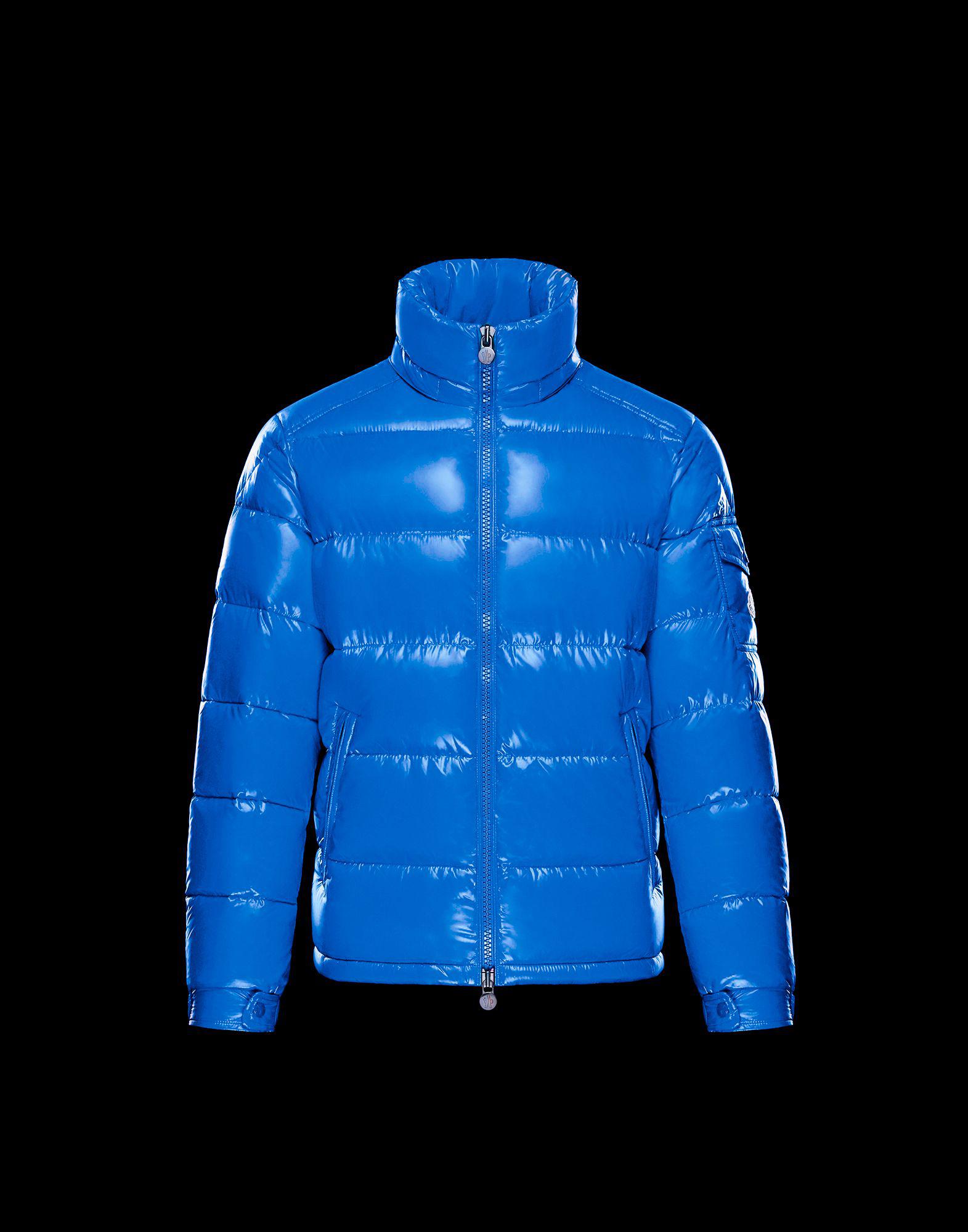 moncler maya jacket blue