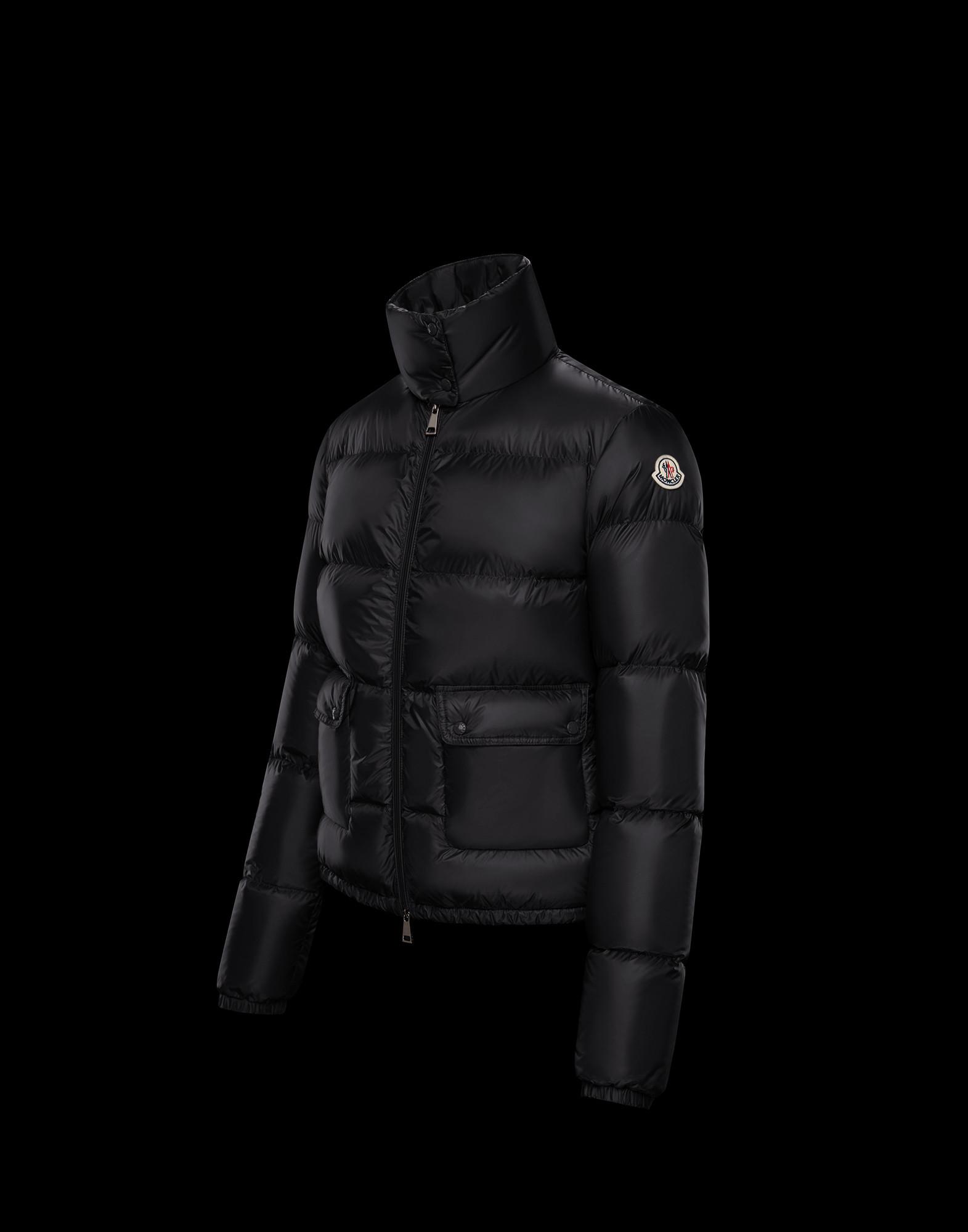 Moncler Lannic Quilted Shell Down Jacket in Black | Lyst