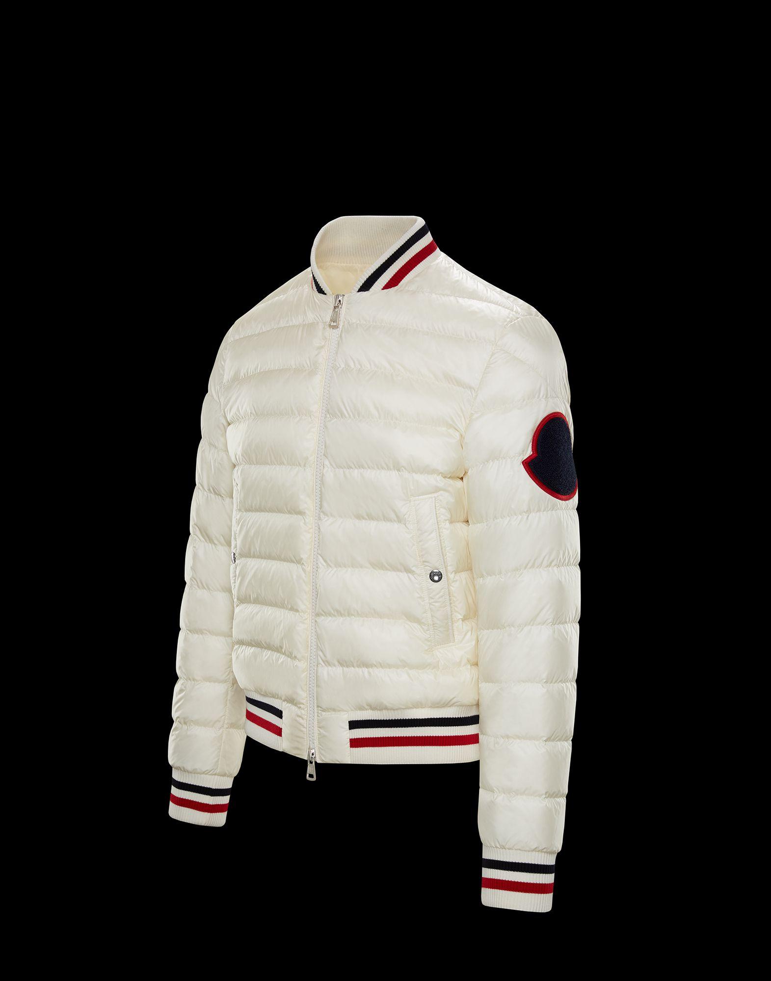Moncler Synthetic 'deltour' Quilted Down Jacket in White for Men - Lyst