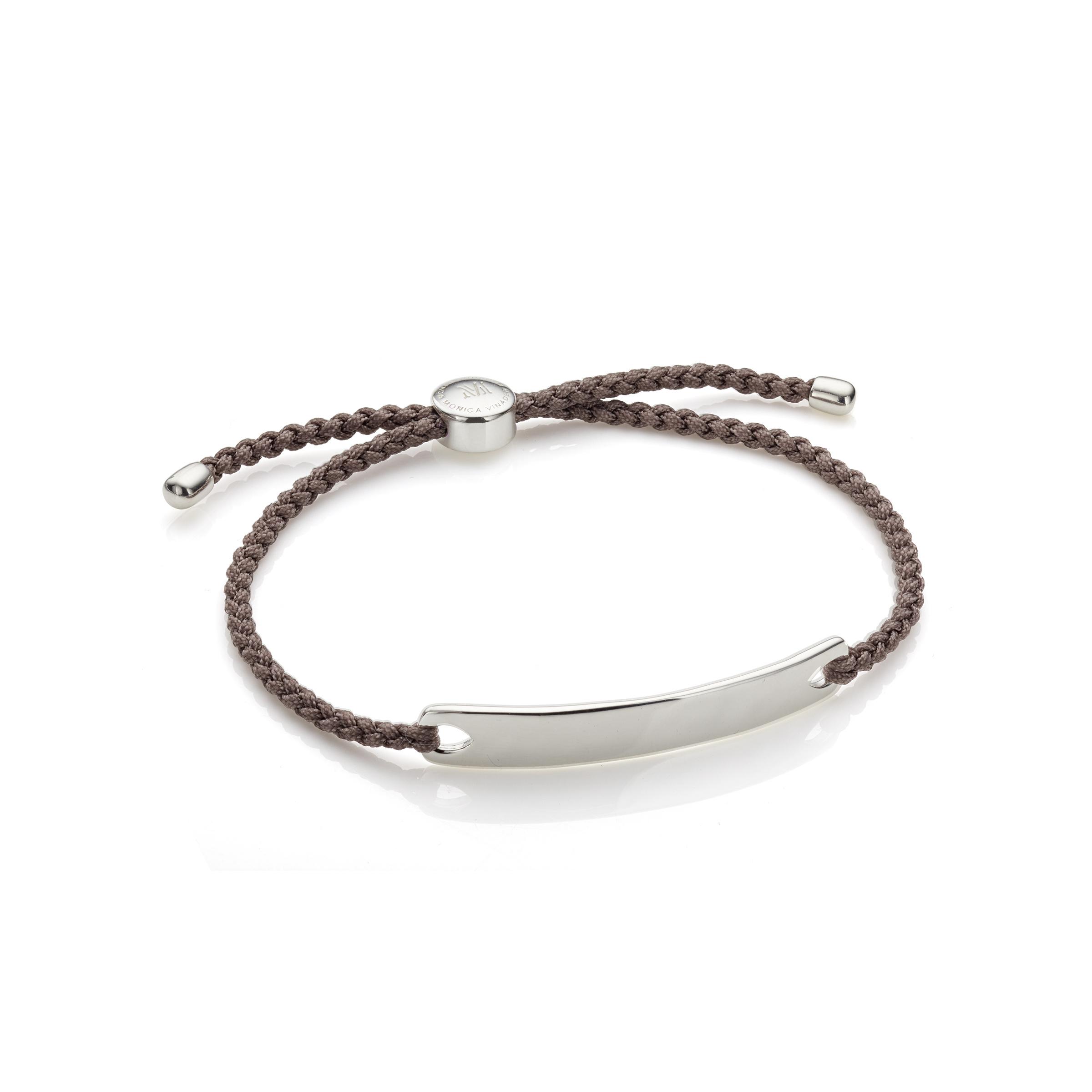 Monica Vinader Linear Large Men's Friendship Bracelet for Men Save 23