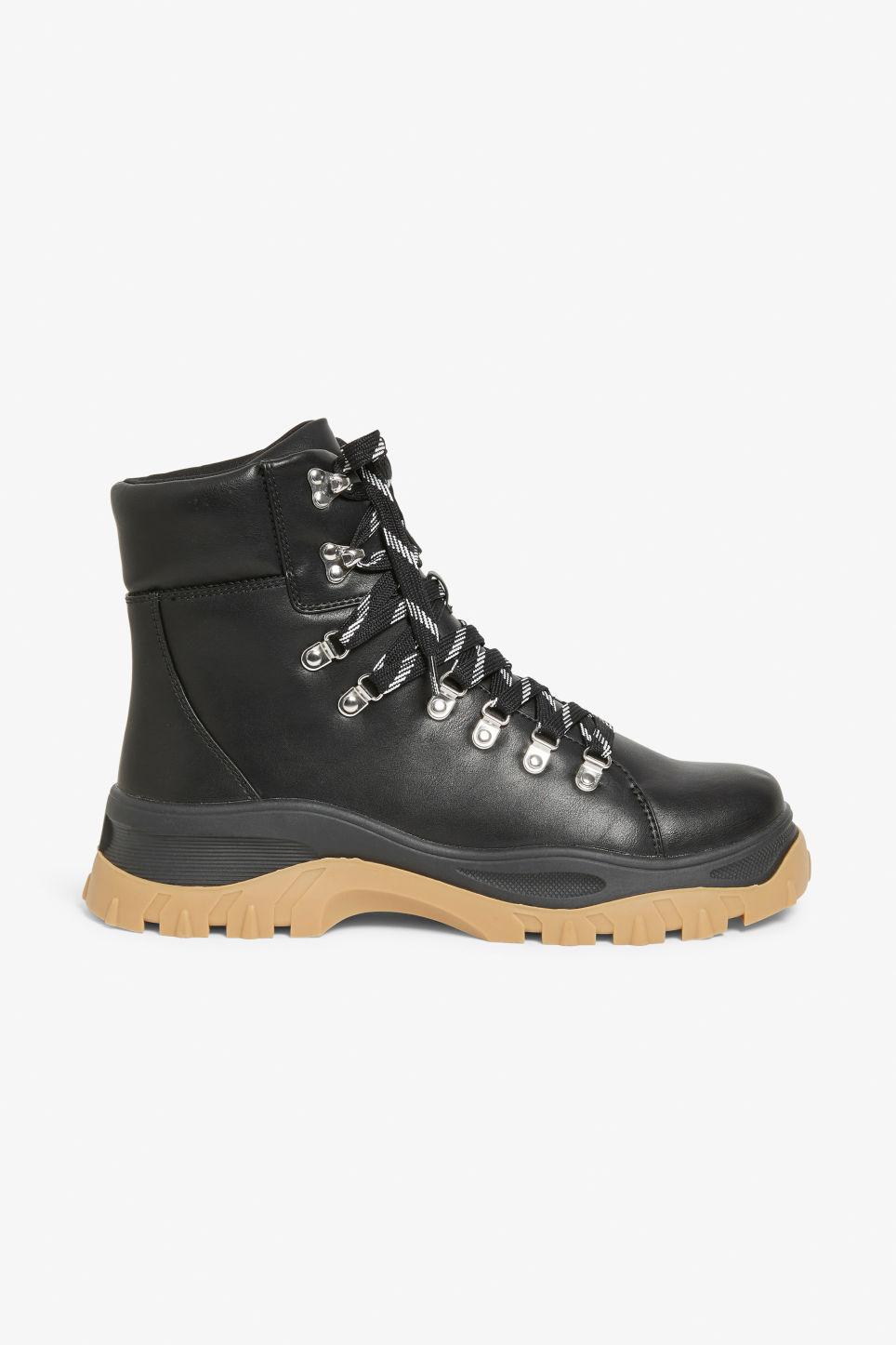 monki high top hiking boots