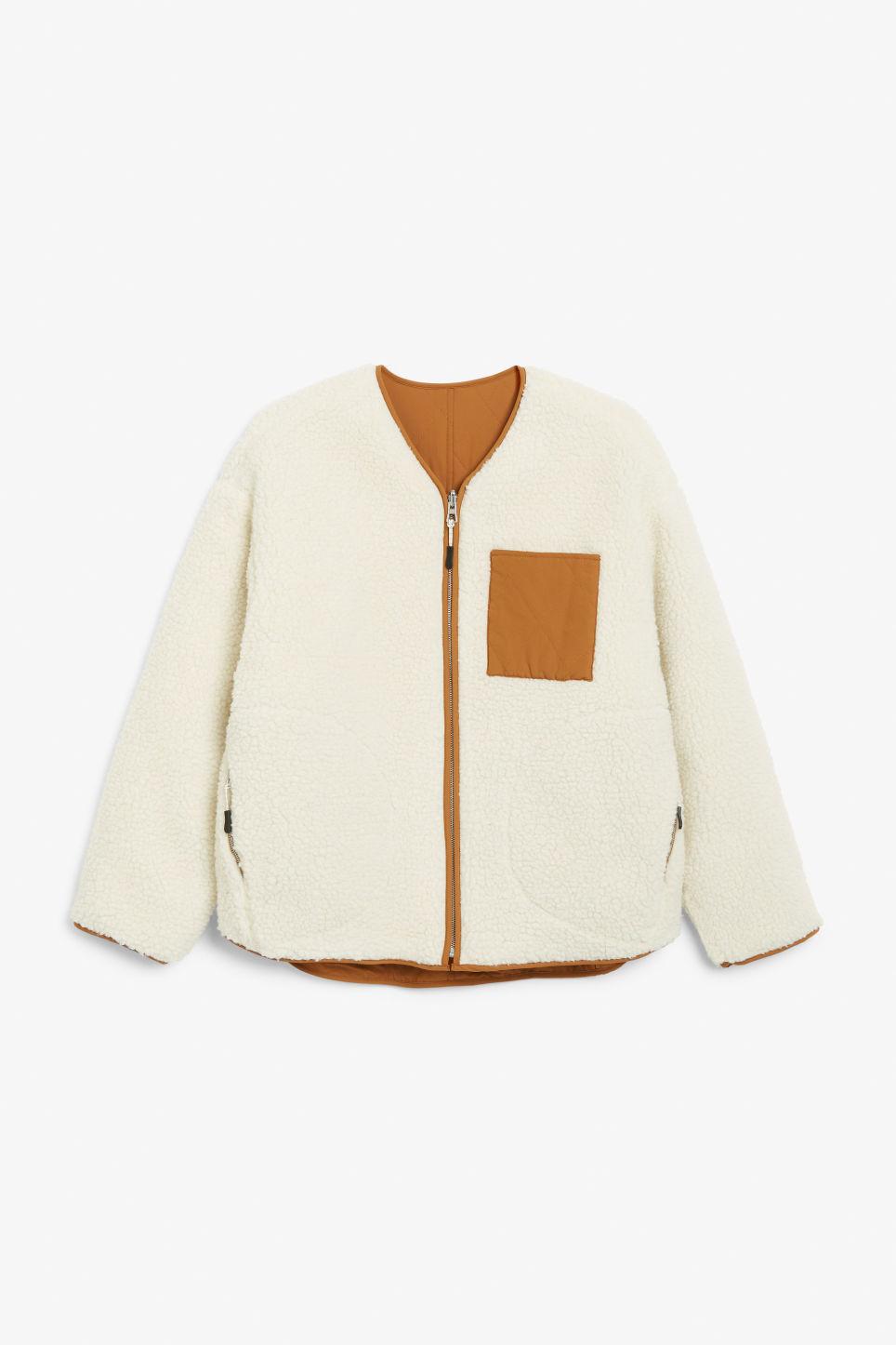 Monki fleece jacket Clearance