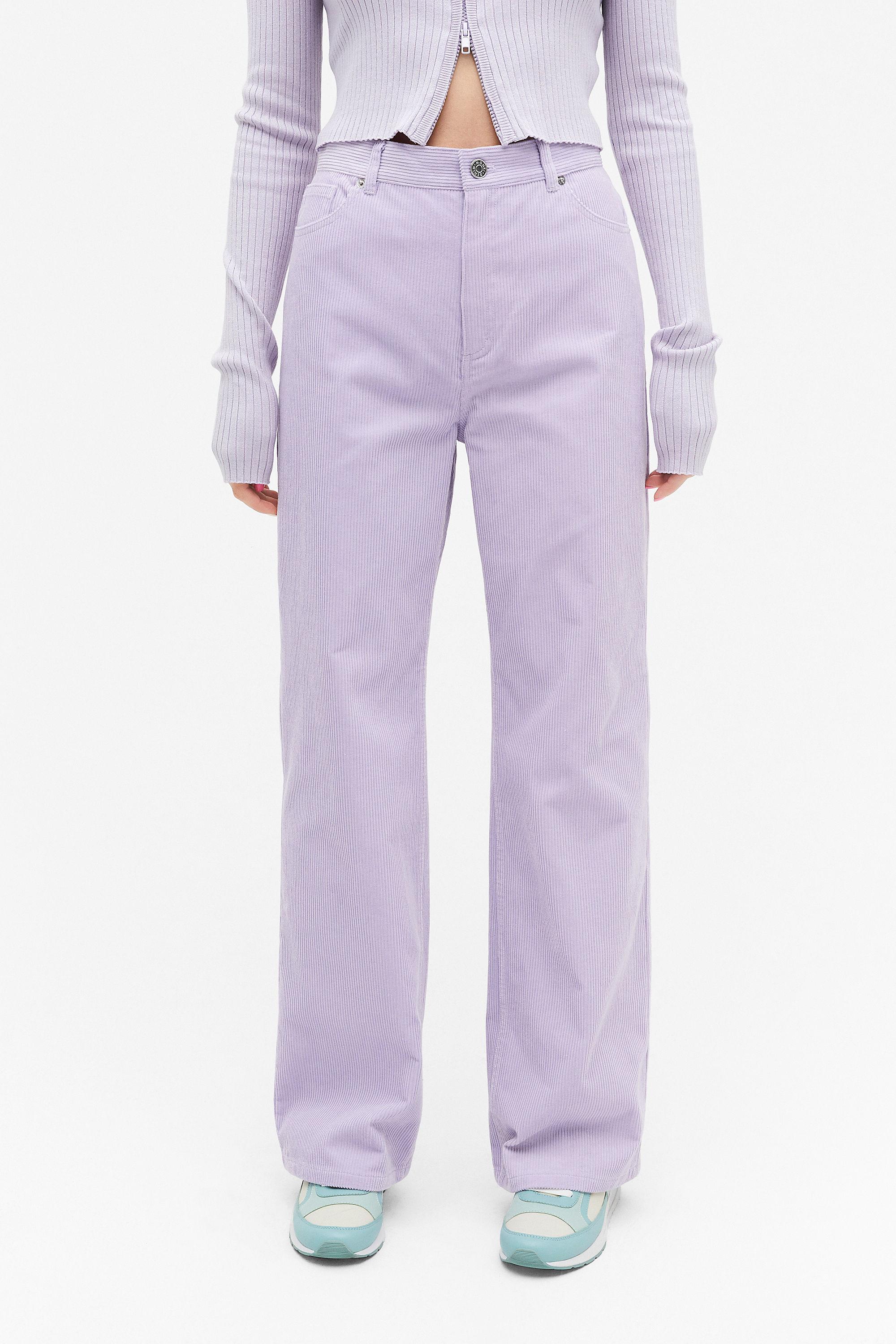 Monki Yoko Corduroy Trousers in 