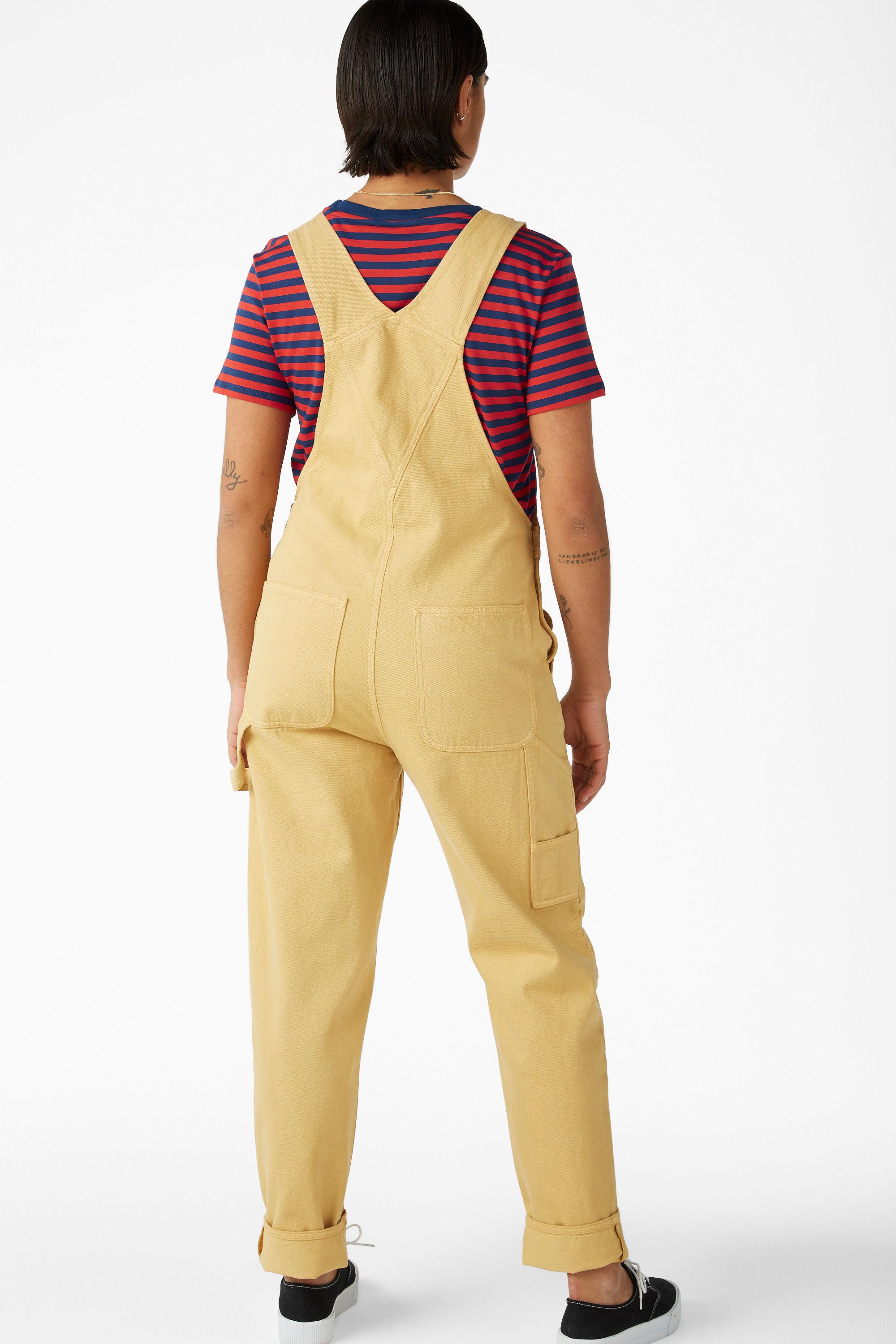 monki yellow dungarees