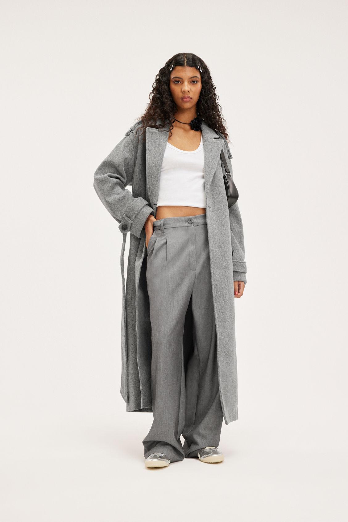 Monki checked double breasted jacket hot sale