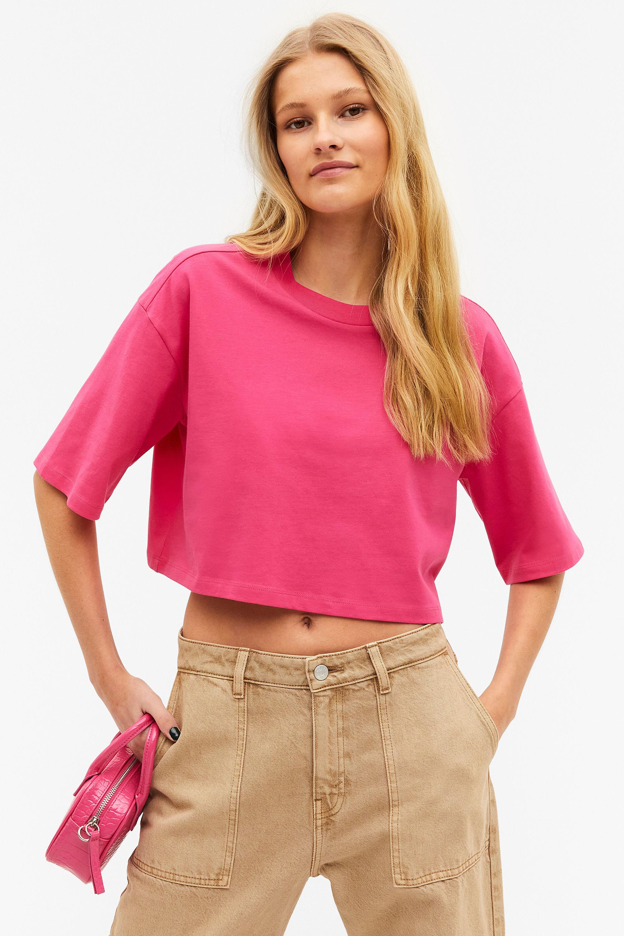 monki cropped shirt