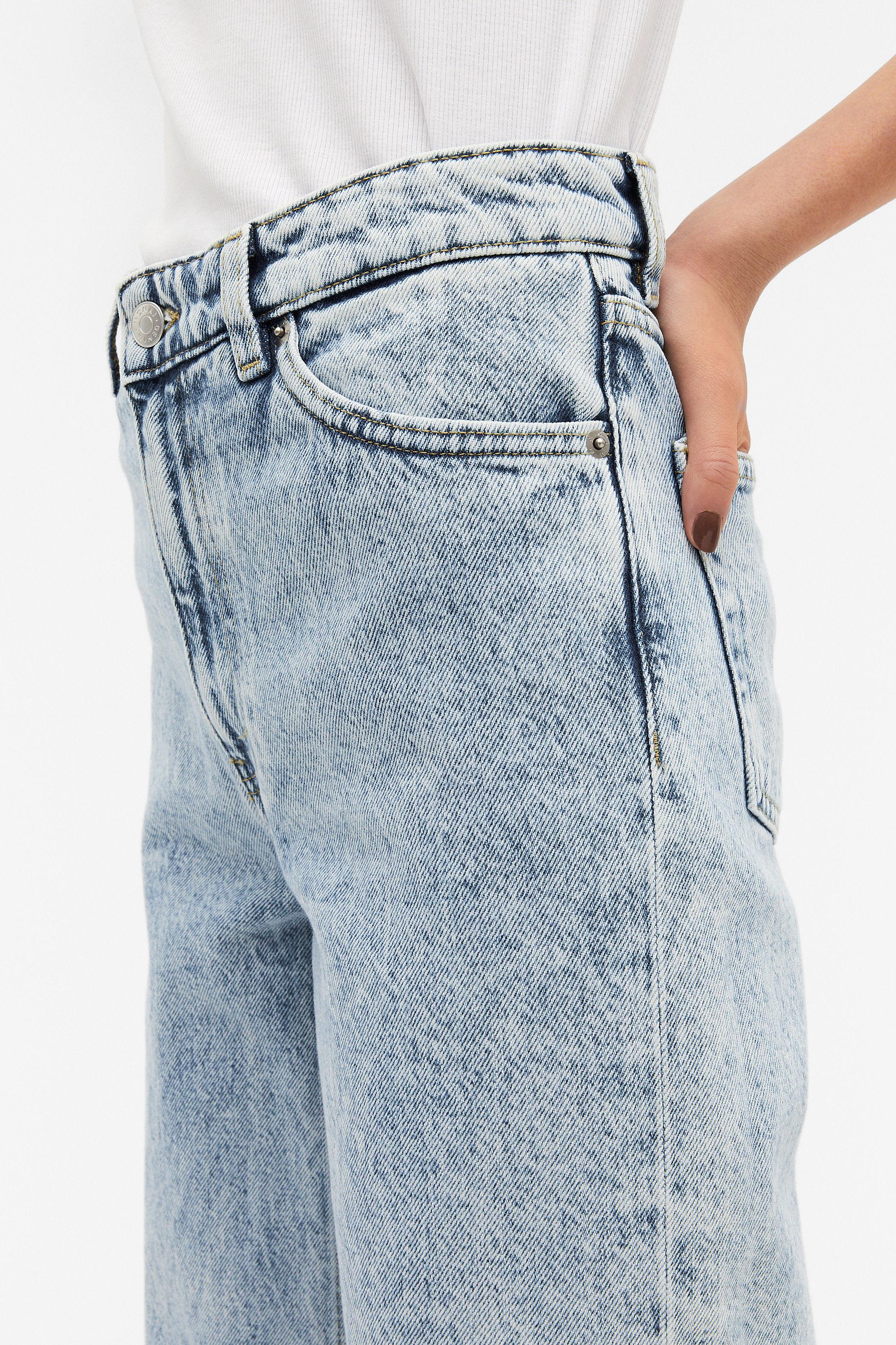 Monki Denim Yoko Jeans Light Blue | Lyst Canada