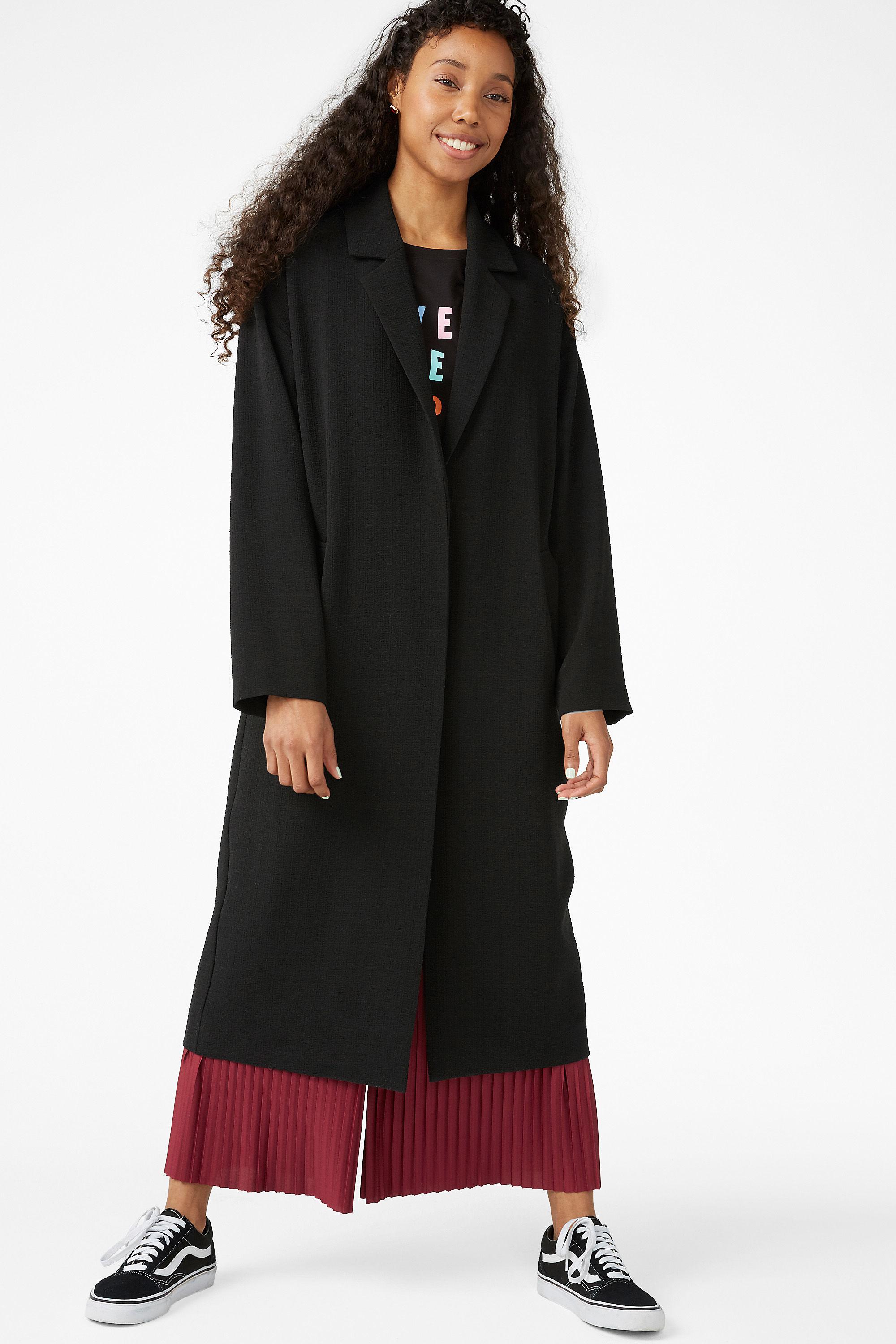Monki Long Dressy Coat Sale, SAVE 30% -