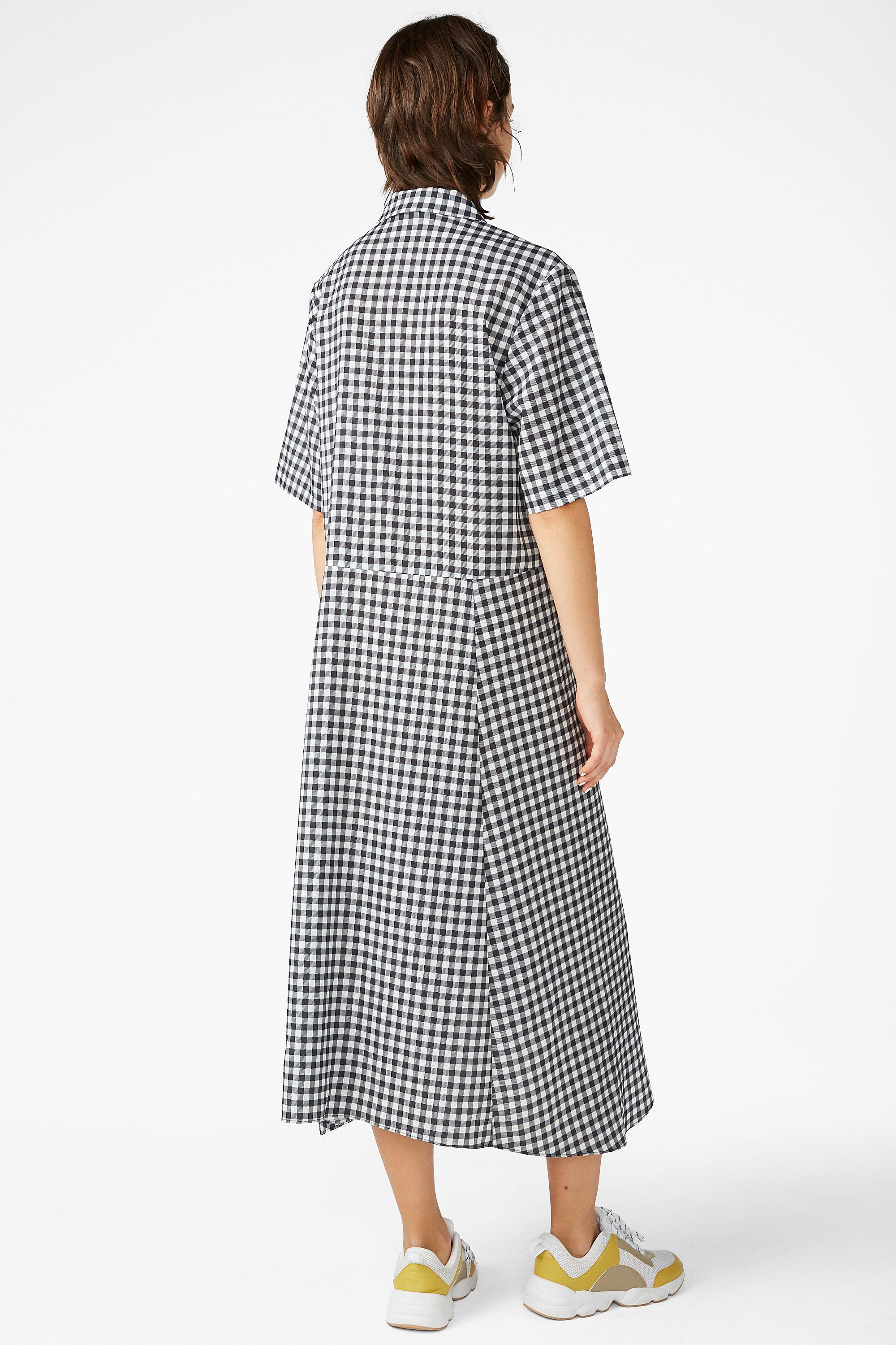monki gingham dress