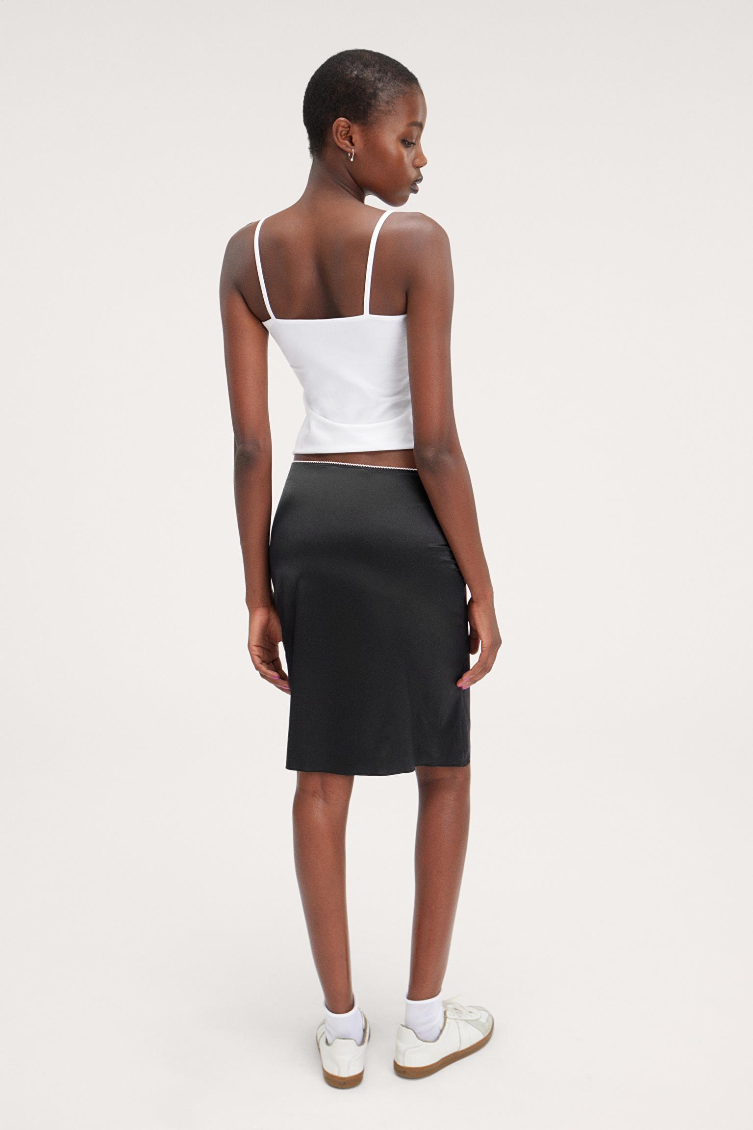 Black Lace Midi Skirts for Women Up to 60 off Lyst Canada