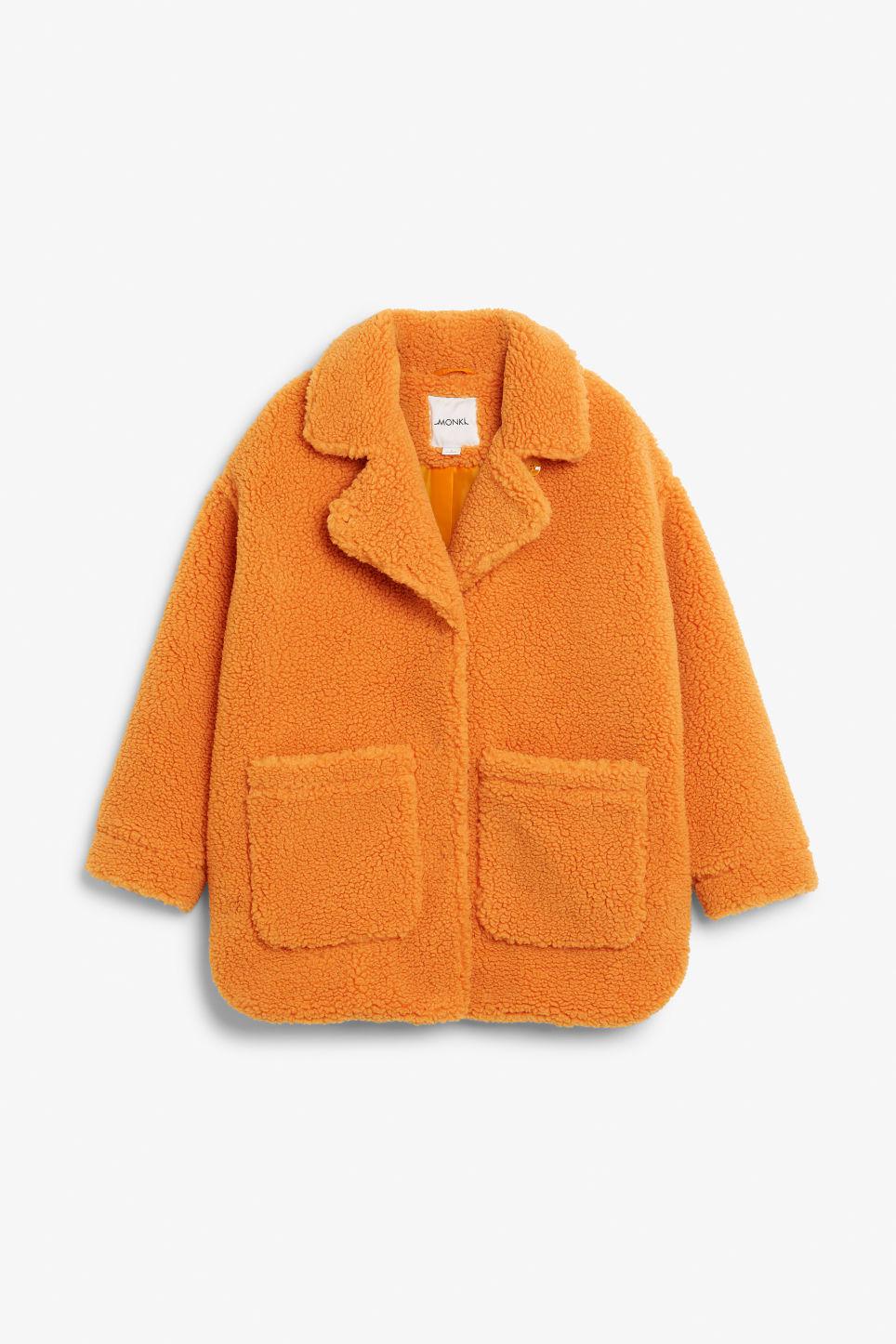 monki orange coat