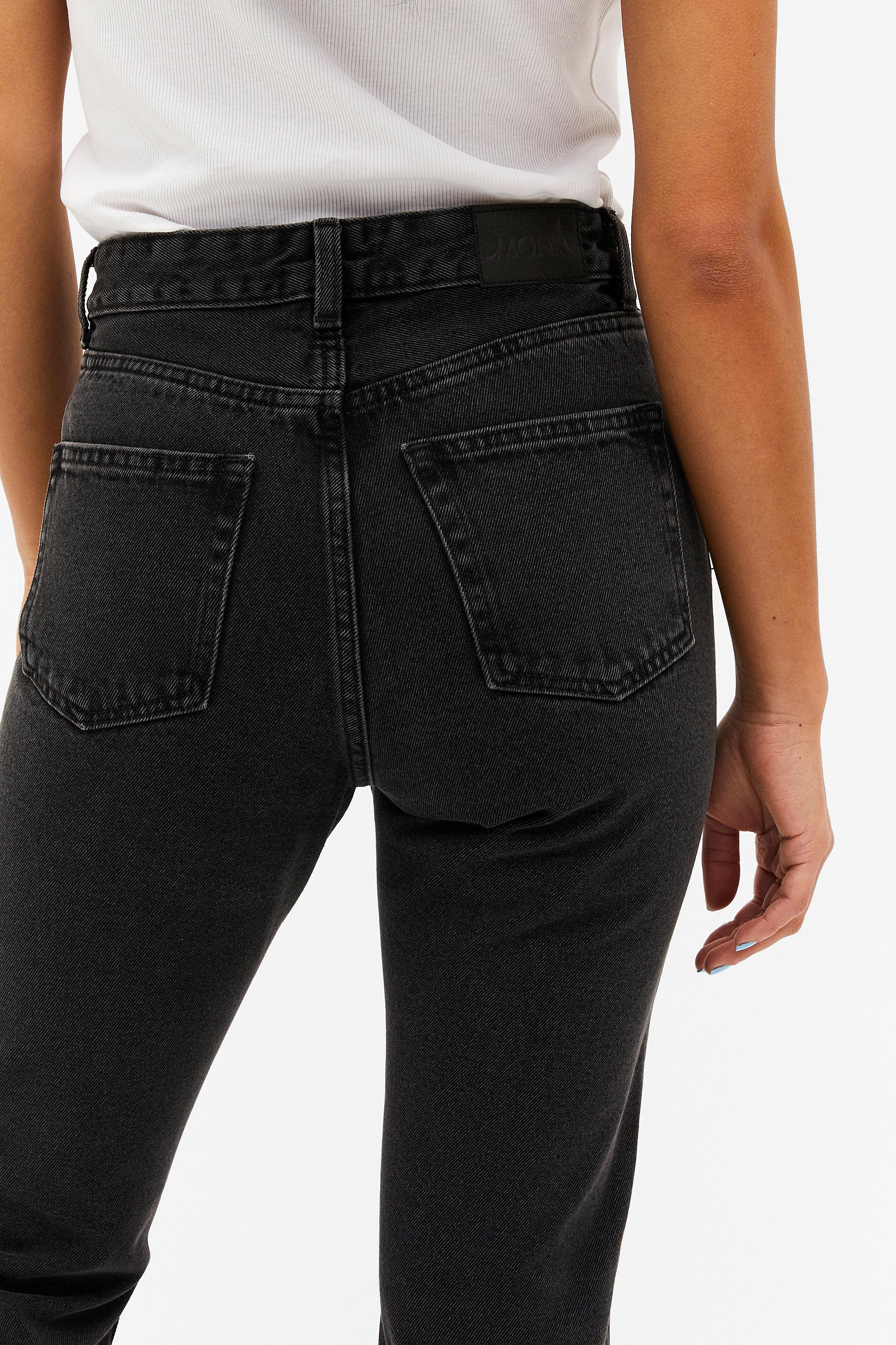 Monki Denim Kimomo Black Tall Jeans 
