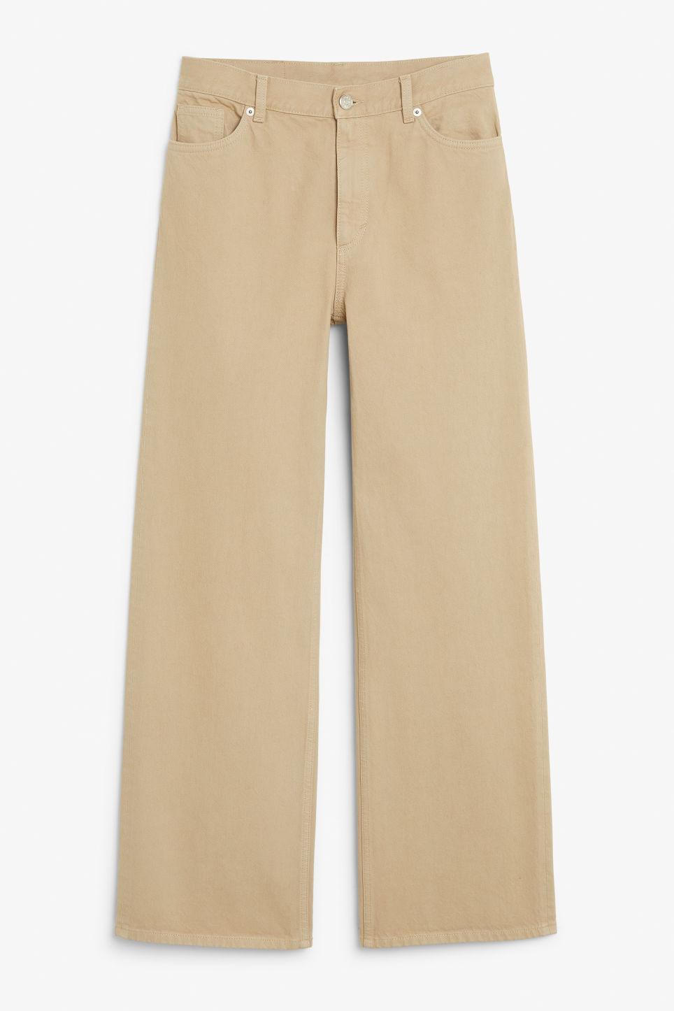 Monki jeans beige Clearance