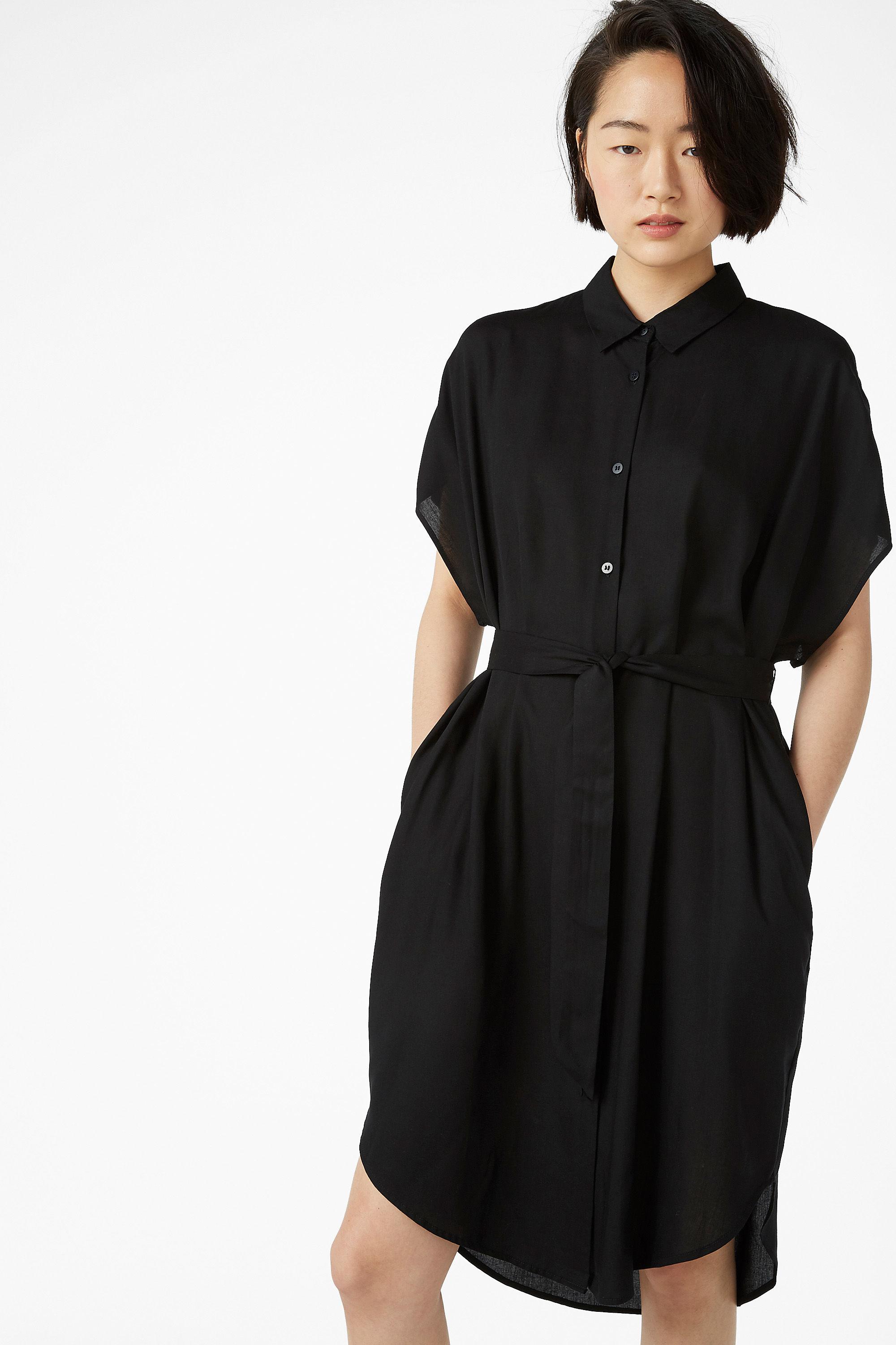 Monki Synthetic Belted Shirt Dress in 