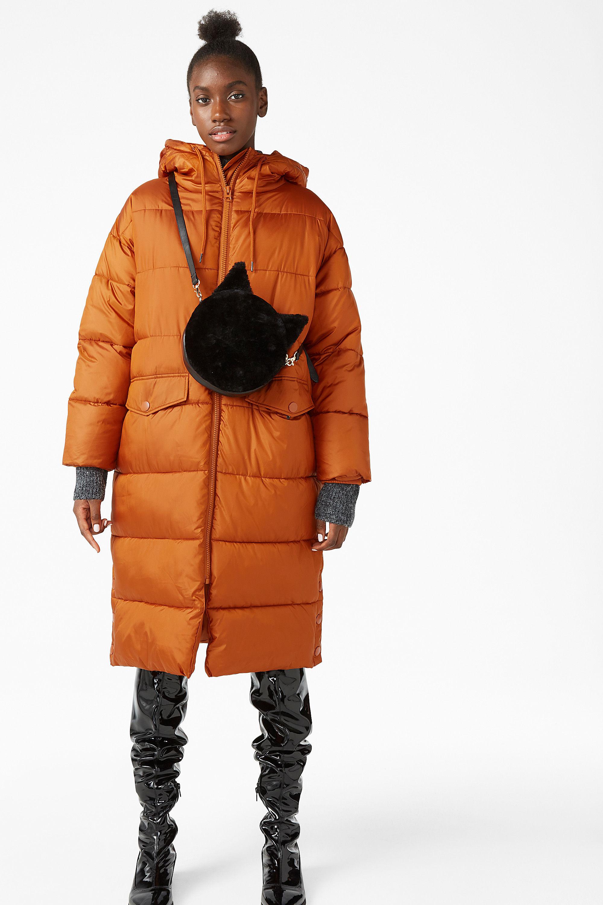 Long puffer cheap coat monki
