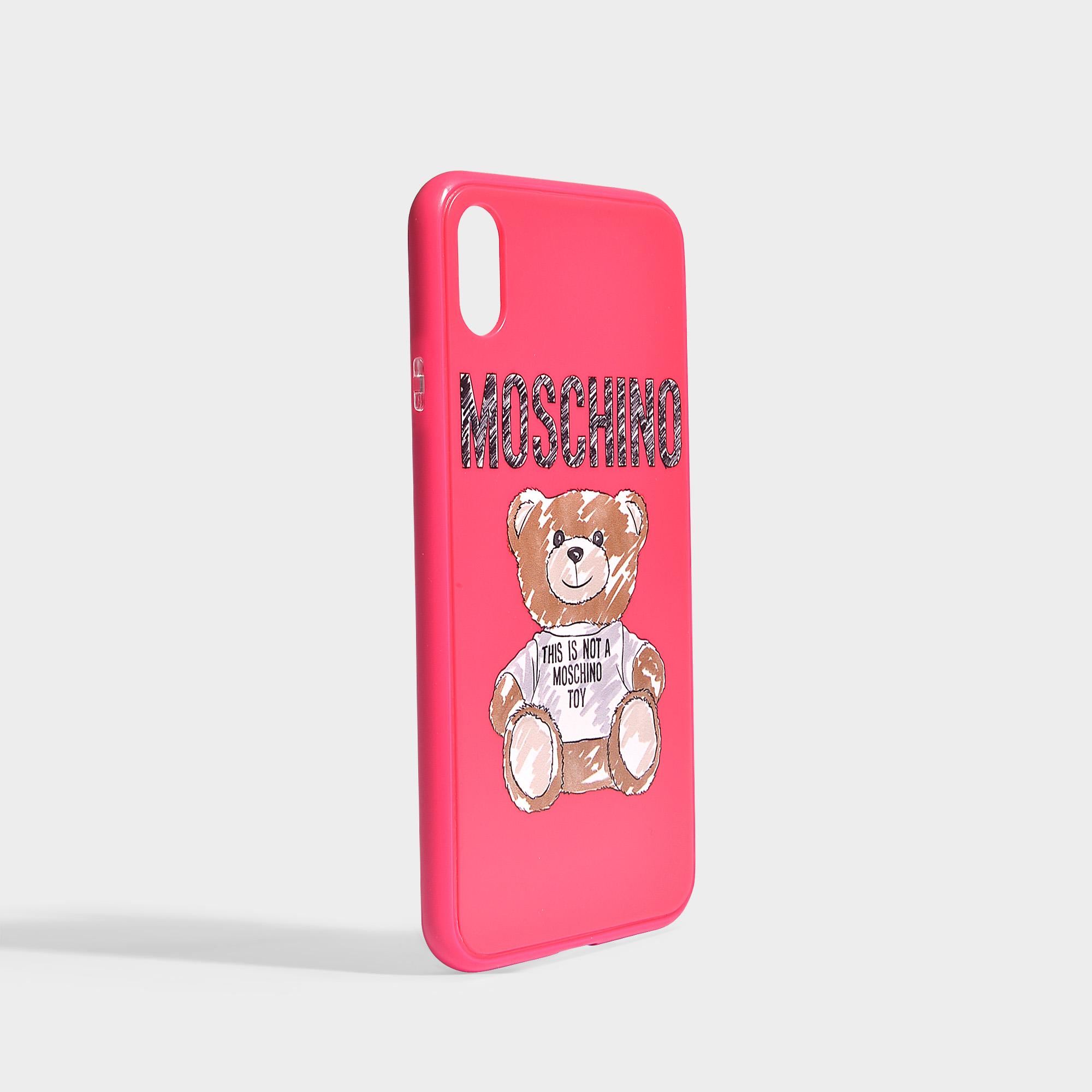 Moschino Teddy Iphone Xr Case In Fuchsia Pink Lyst Moschino Teddy Iphone Xr Case In Fuchsia Pink Lyst