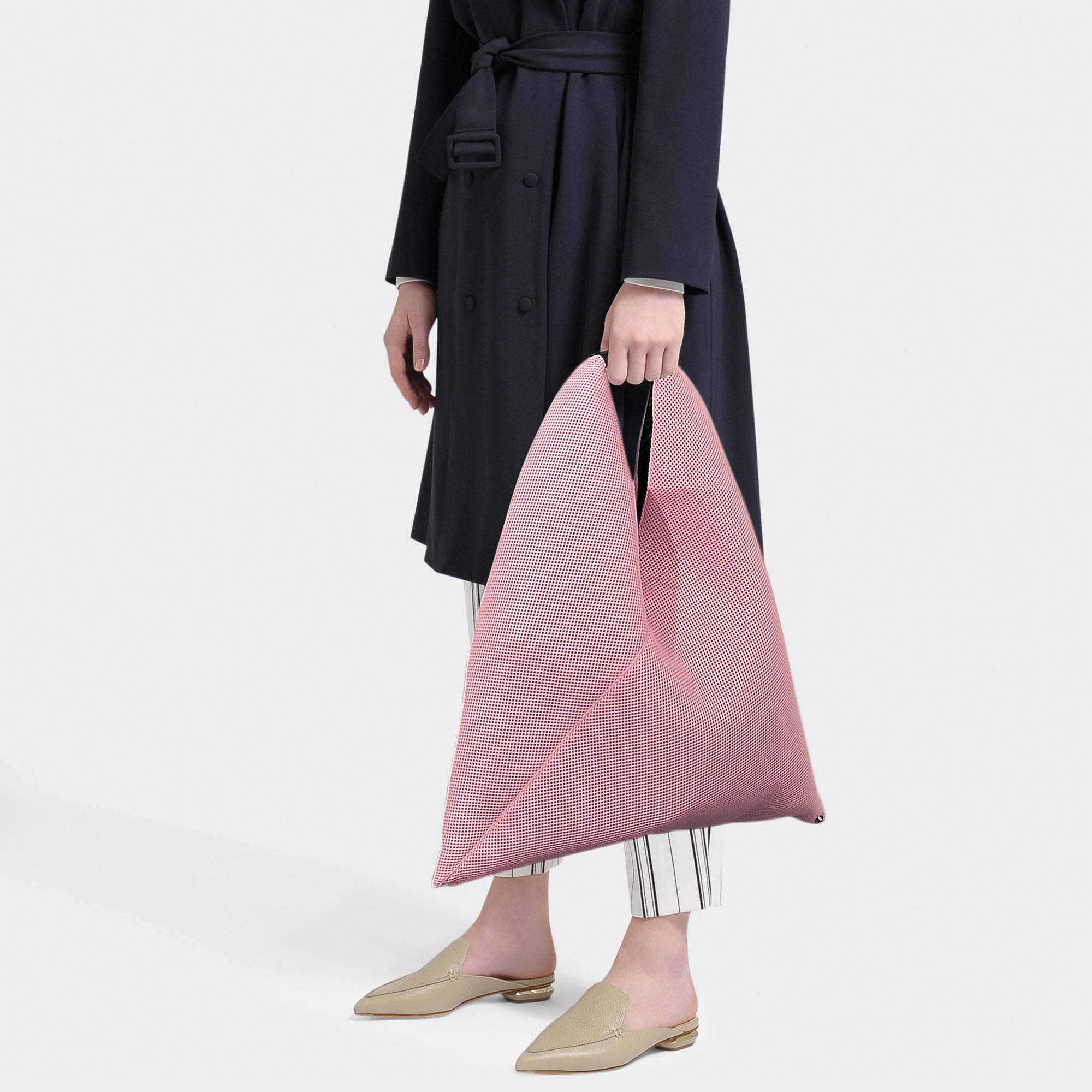 MM6 by Maison Martin Margiela Japanese Mesh Bag In Pink Stitch | Lyst