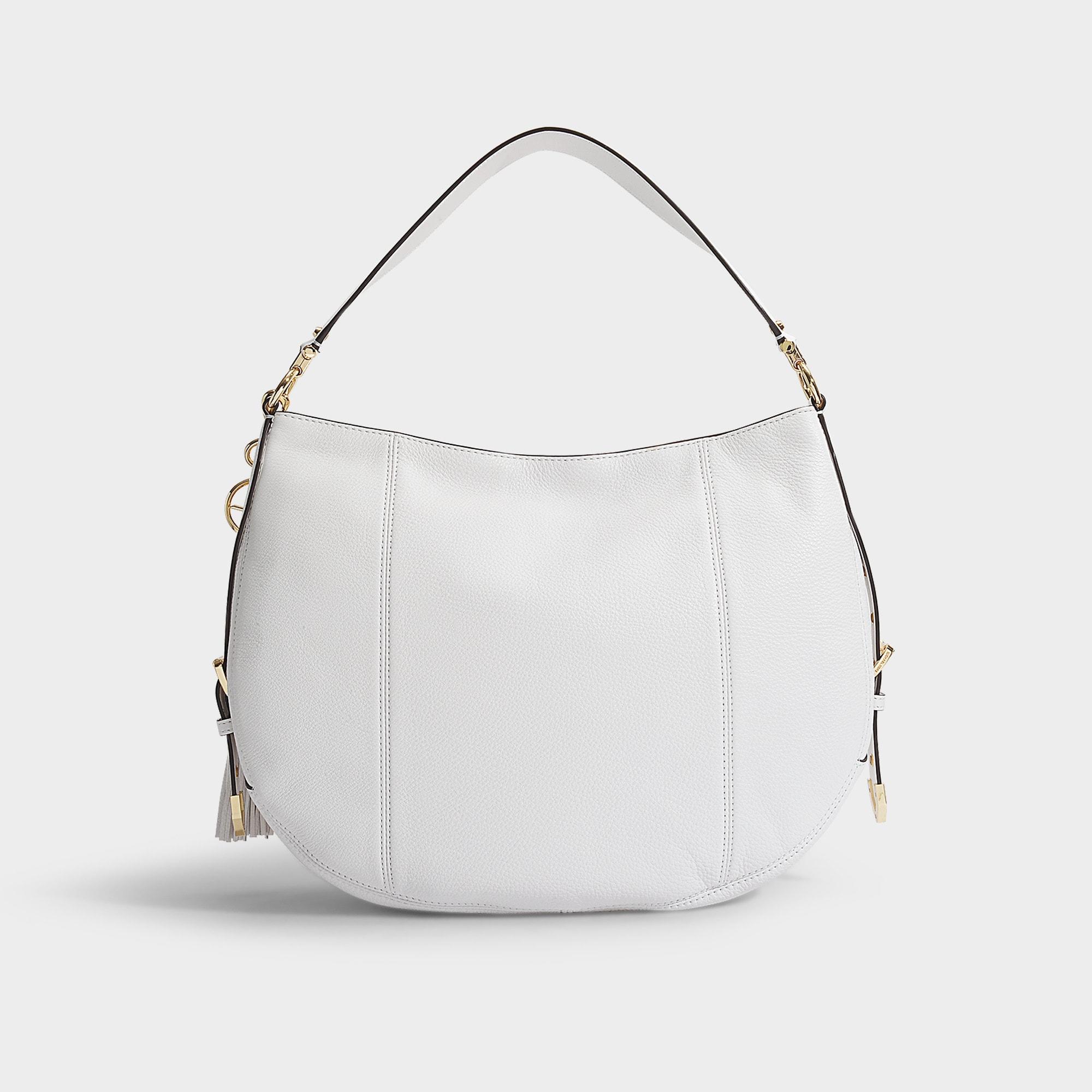 brooke large pebbled leather shoulder bag