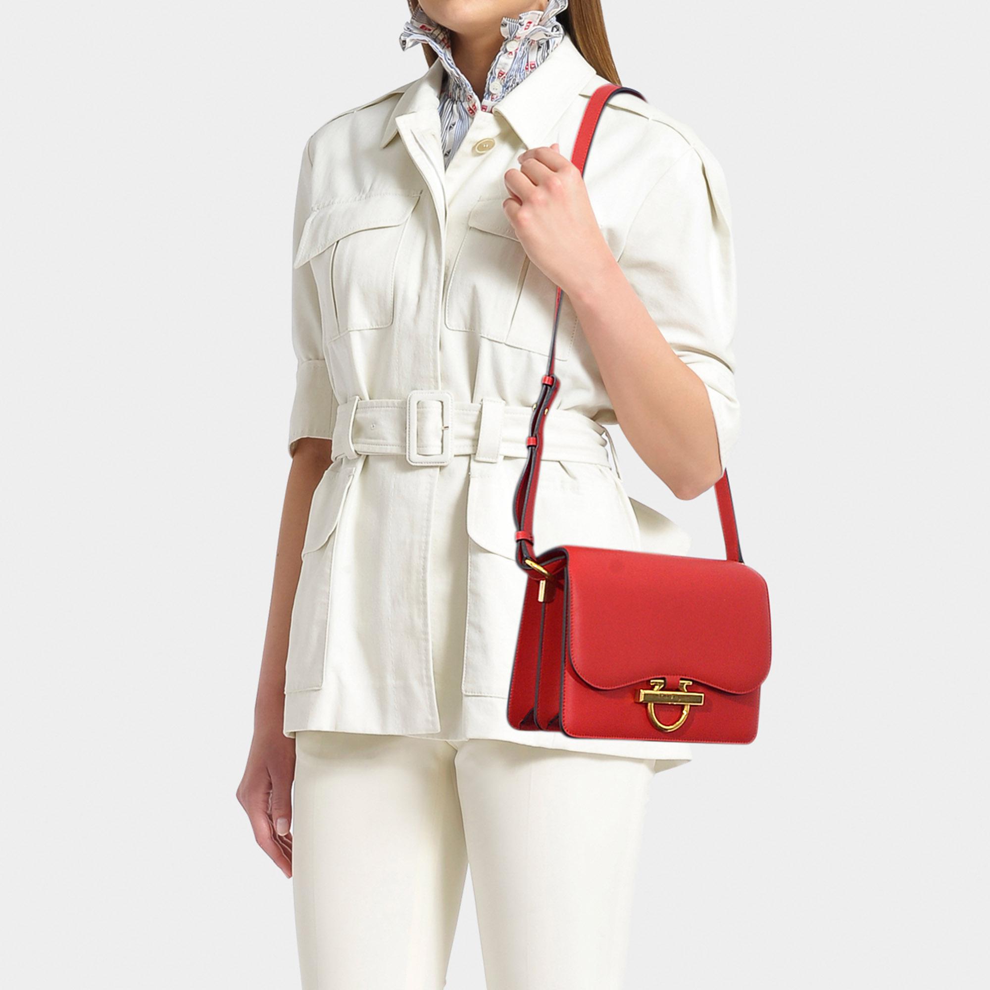 ferragamo red bag