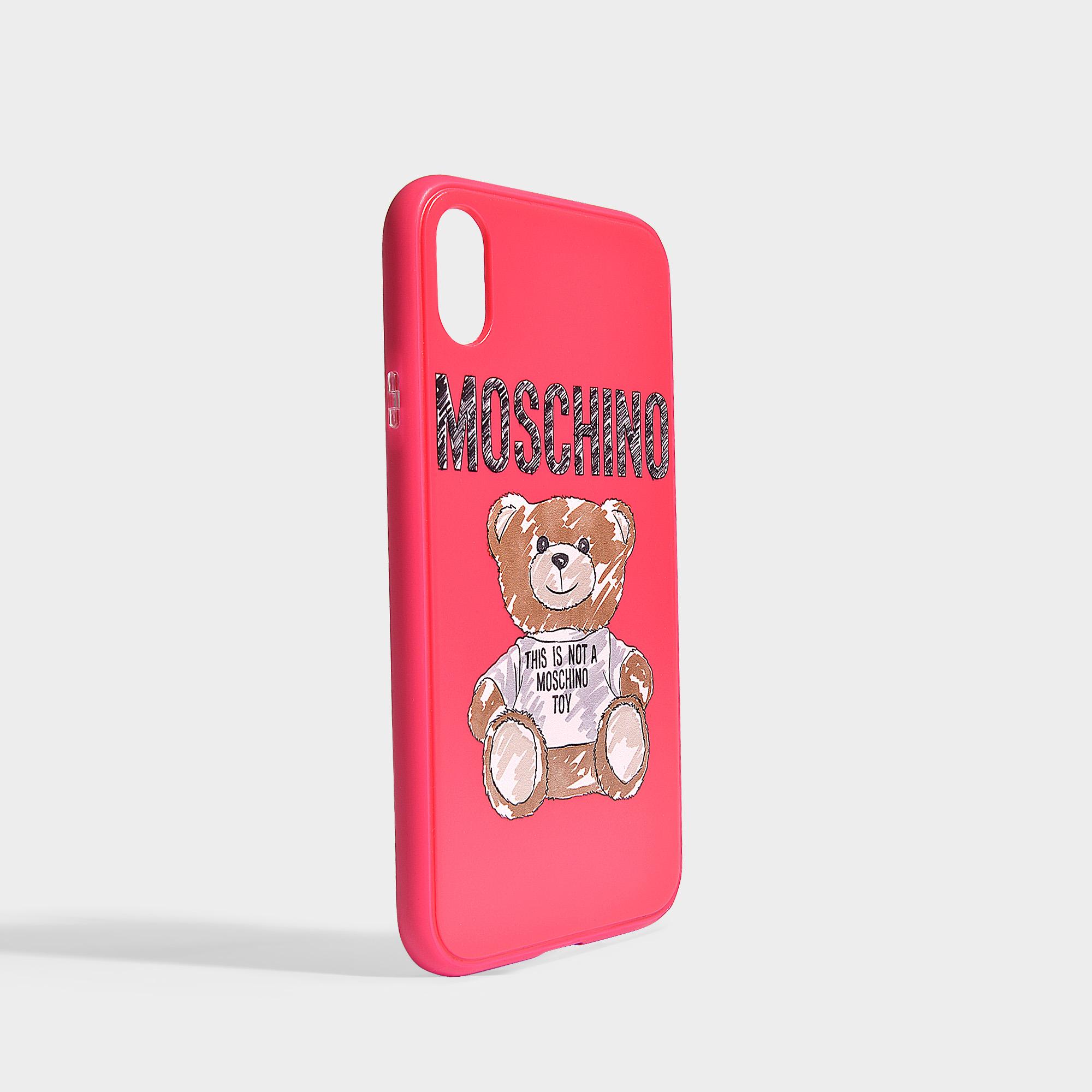 Moschino Toy Iphone Xr Case In Pink Pvc Lyst Moschino Toy Iphone Xr Case In Pink Pvc Lyst