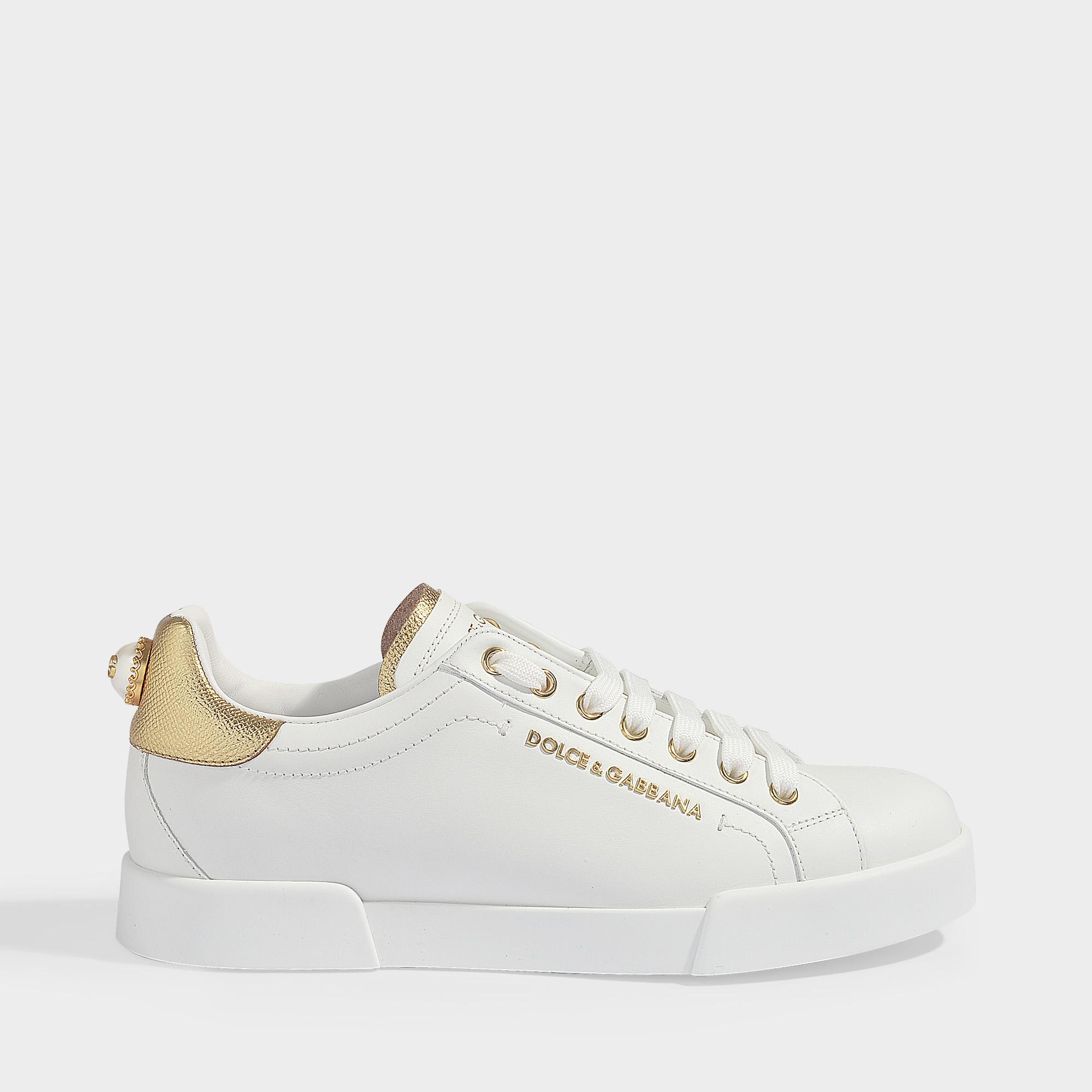 dolce and gabbana pearl sneakers