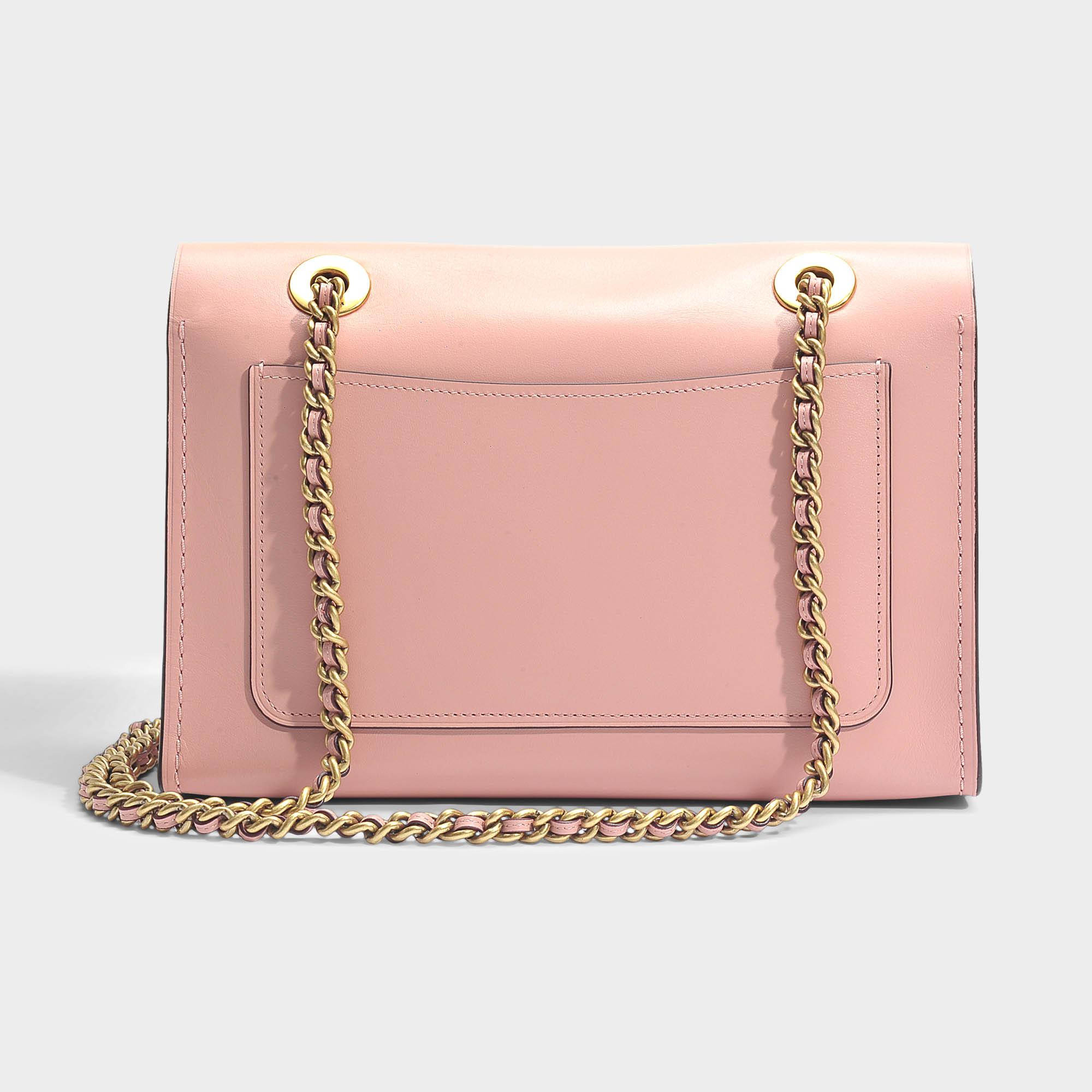 COACH Parker Shoulder Bag In Peony Calfskin in Pink - Lyst