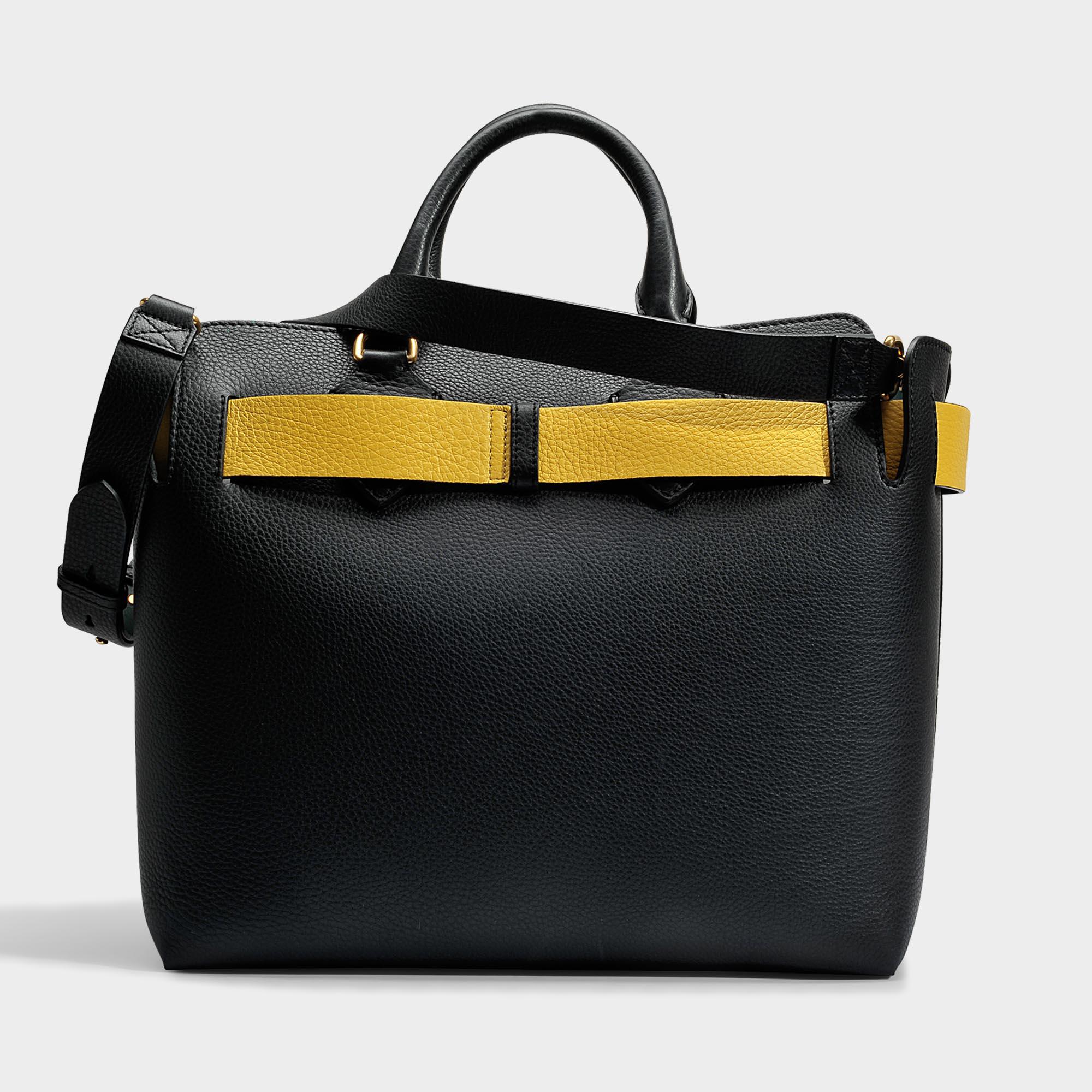 Burberry Belt Bag Medium In Black Marais Leather | Lyst