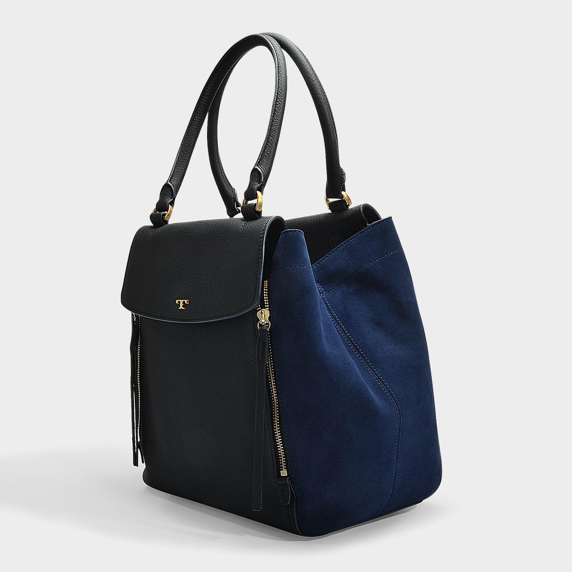 tory burch half moon tote