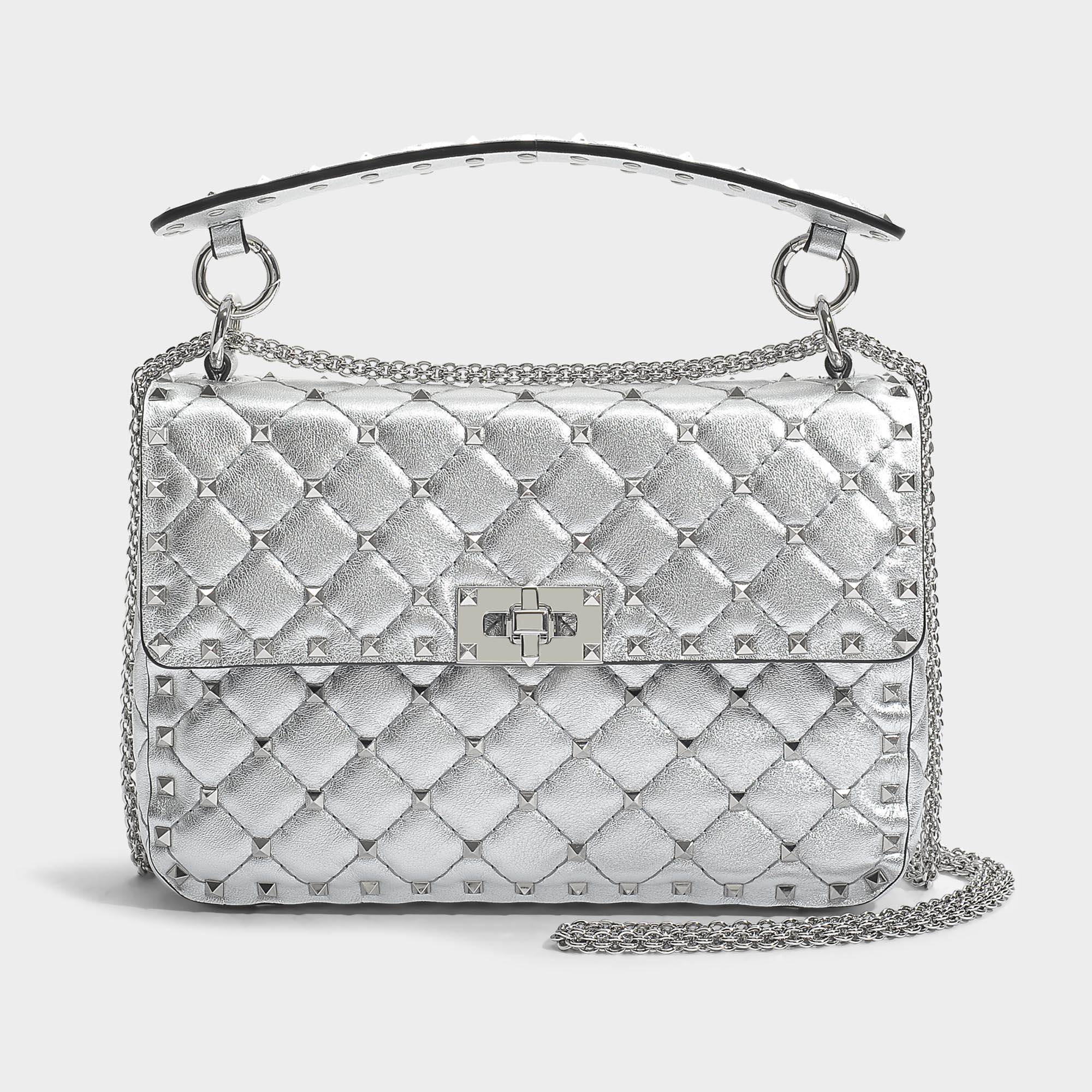 Valentino Bag Silver Factory Sale, UP TO 65% OFF | apmusicales.com