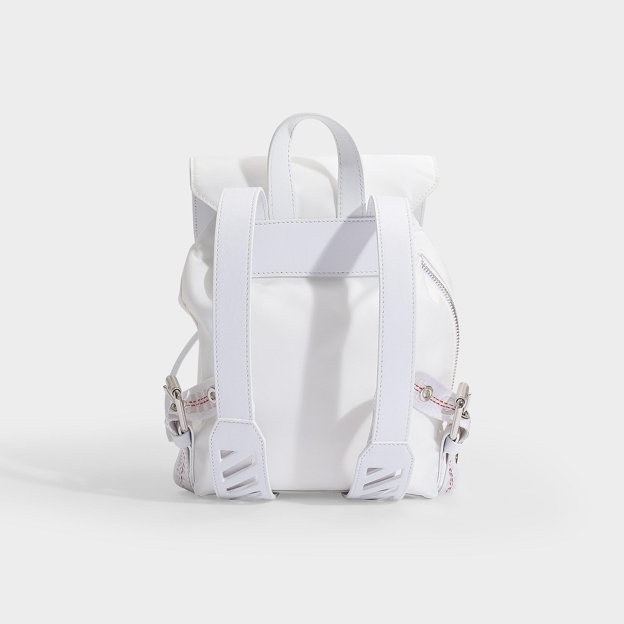 Off-White c/o Virgil Abloh Synthetic Mini Backpack In White Nylon - Lyst