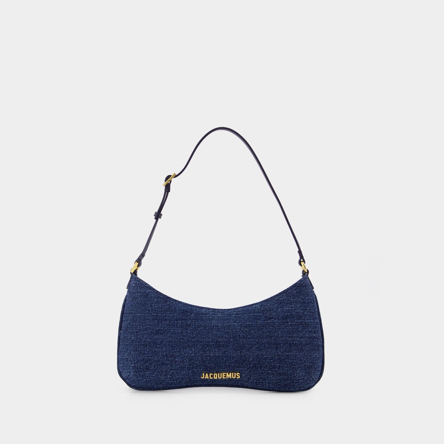 Jacquemus Le Bisou Denim Bag Blue Leather Lyst