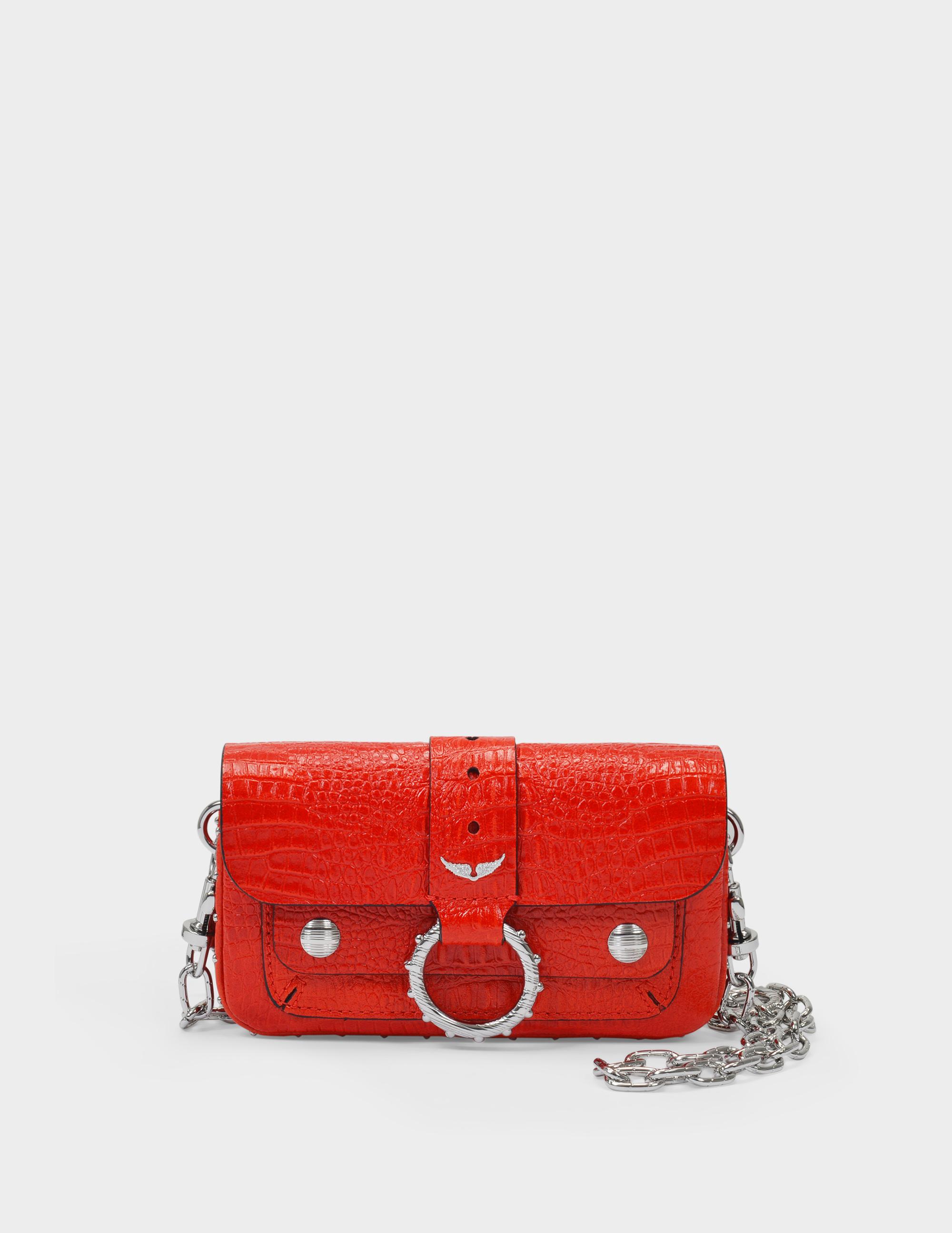 anker Ulykke Fleksibel Zadig & Voltaire Kate Wallet Bag In Red Leather | Lyst