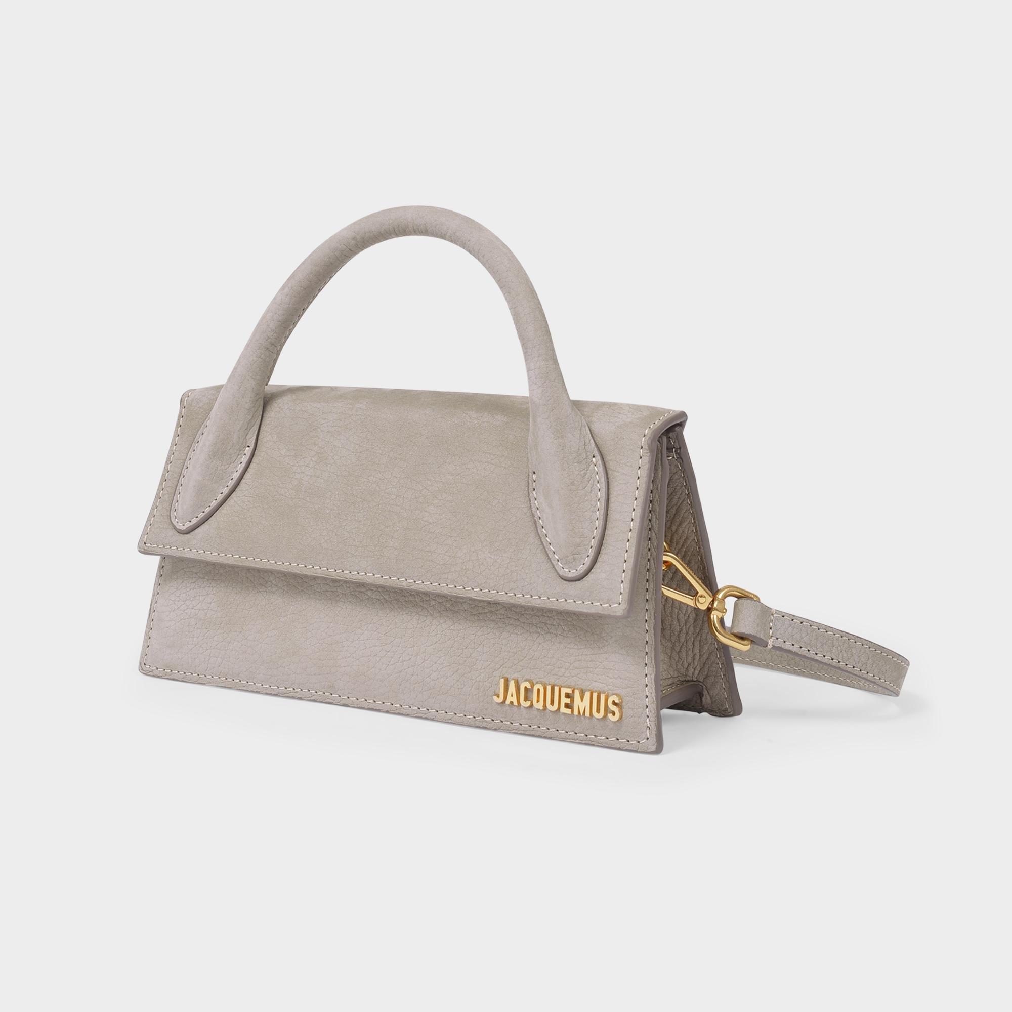 Jacquemus Le Chiquito Long Bag In Beige Leather in Natural - Lyst